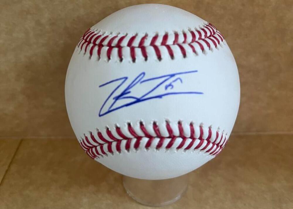 ZACH THOMPSON CARDINALS SIGNED AUTOGRAPHED M.L. BASEBALL BECKETT AUTH COLLECTIBLE MEMORABILIA