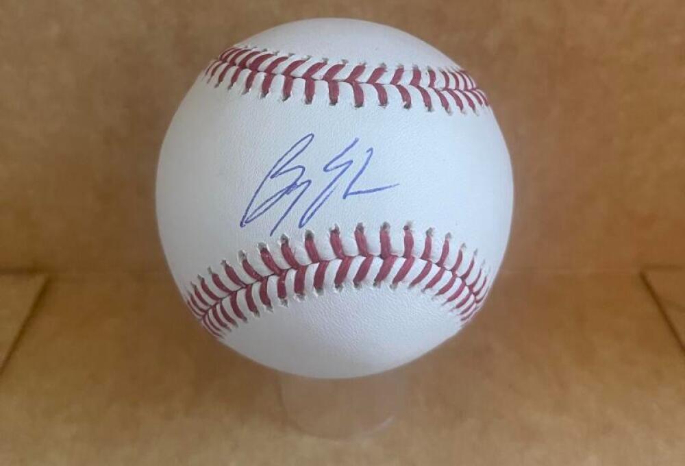 BRYCE ELDER BRAVES SIGNED AUTOGRAPHED M.L. BASEBALL TRI STAR
