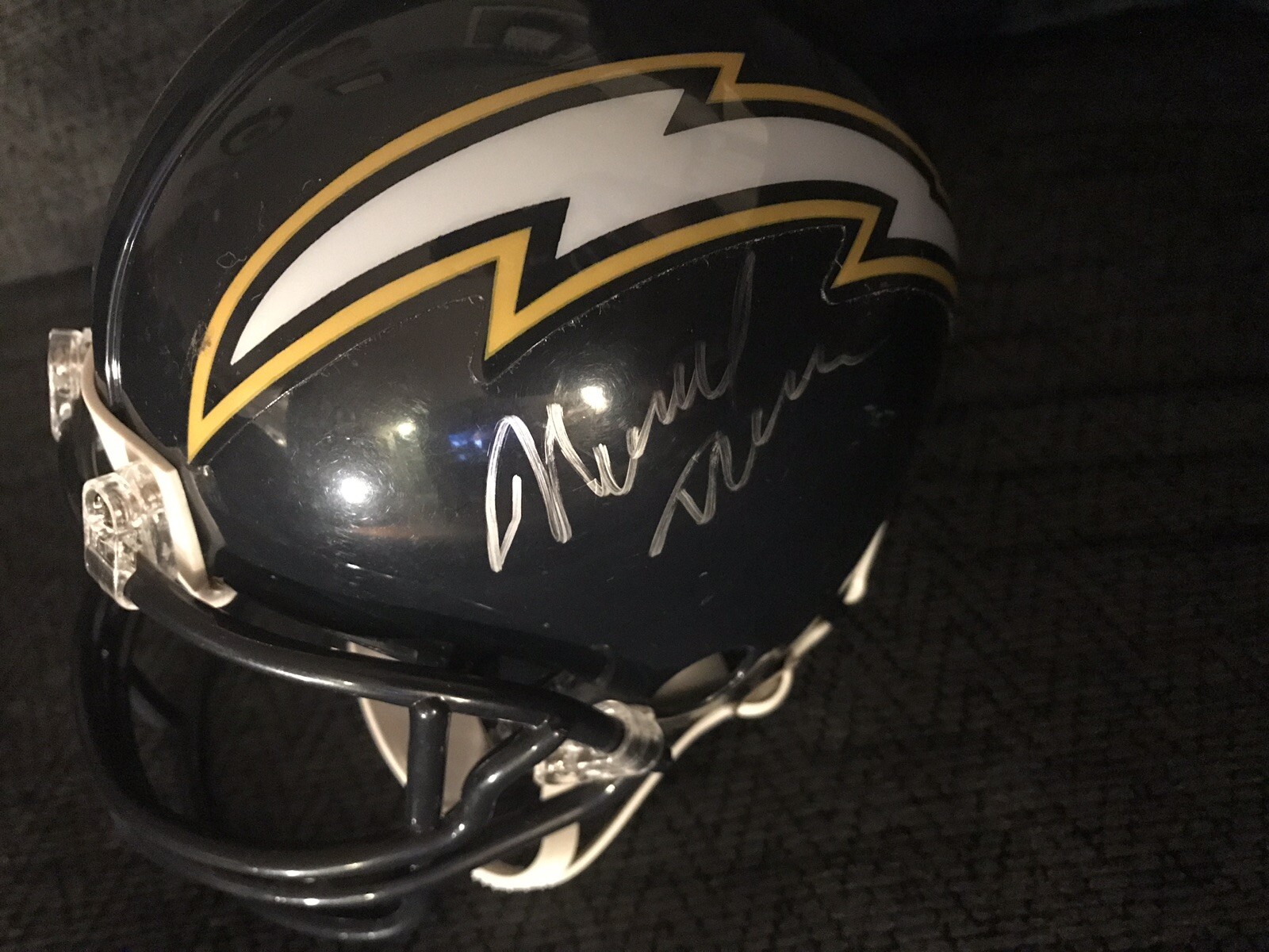 Norv Turner Signed Mini Helmet Chargers Autographed
