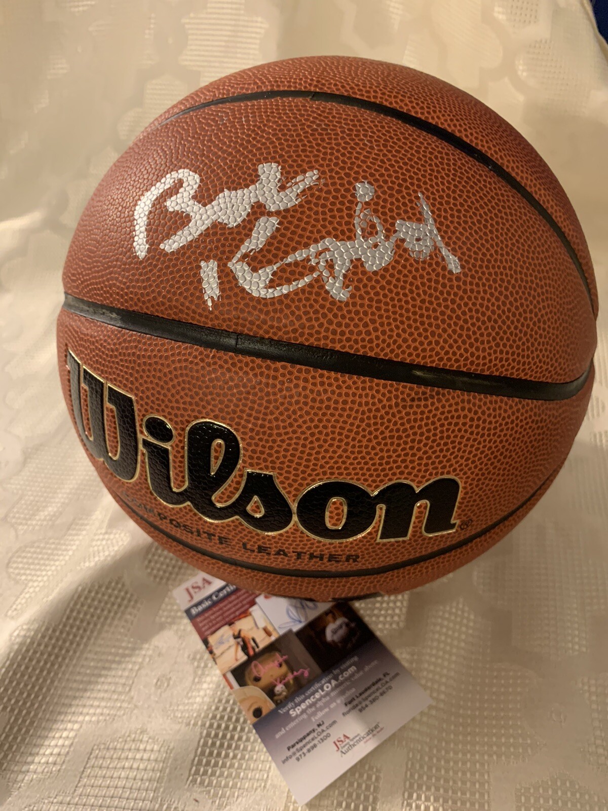 Bob Knight Signed NCAA Basketball 29.5 Indiana Hoosiers JSA Authentication COA
