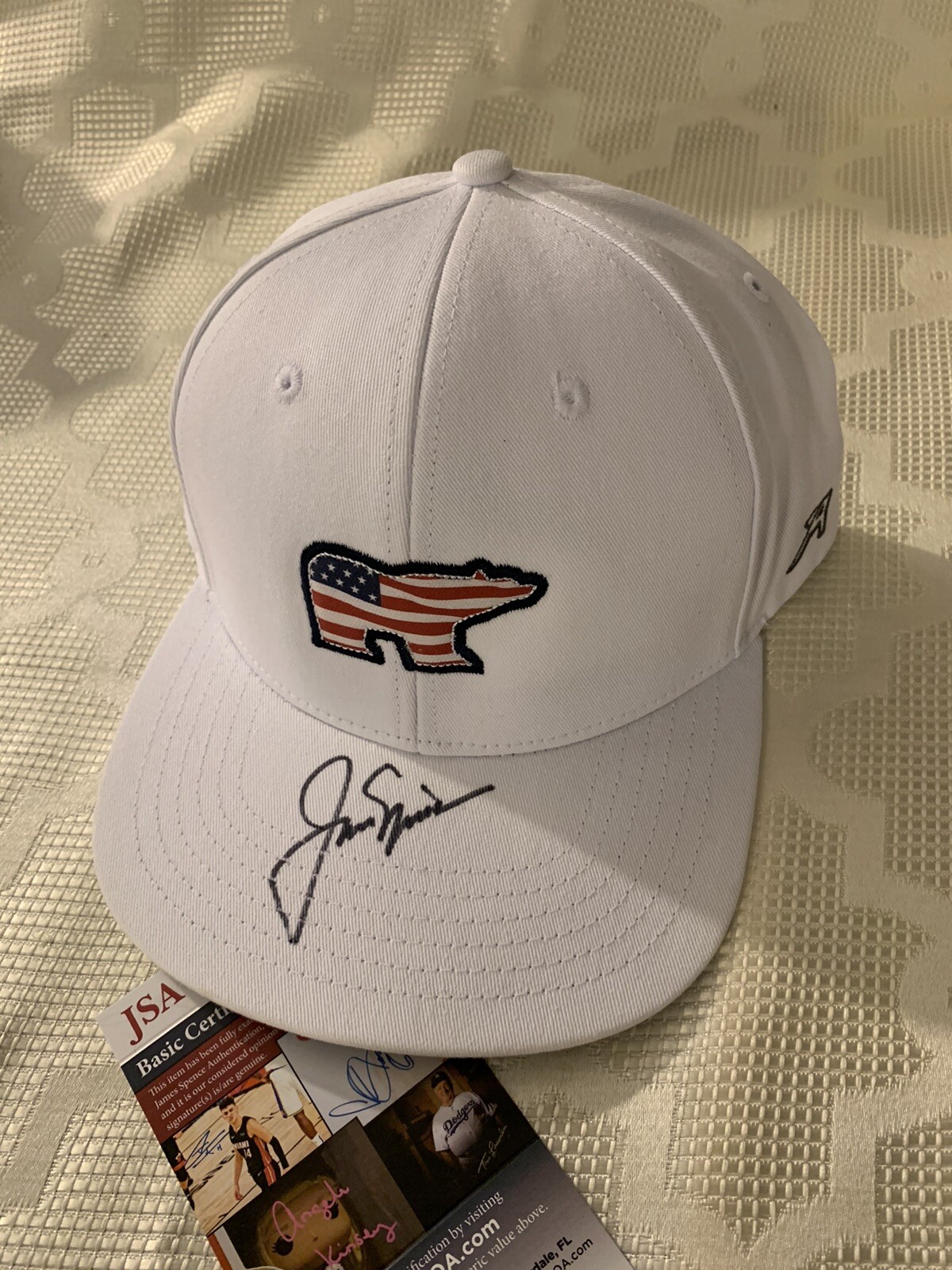 Jack Nicklaus Signed New Hat Pga Golf New Red White Blue JSA Authentication COA
