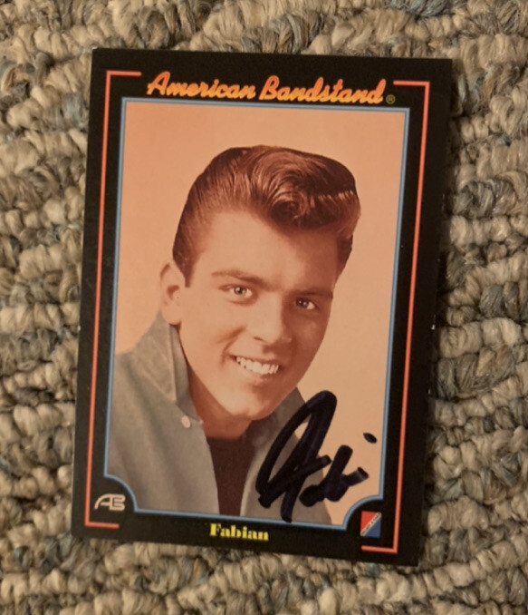 Fabian Signed American Bandstand Trading Card Autographed
