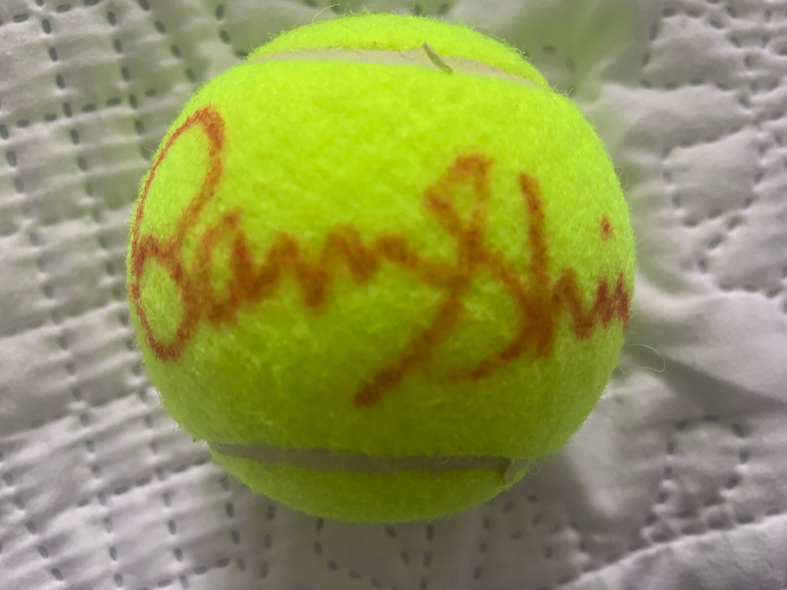 Pam Shriver Signed Tennis Ball Autographed
