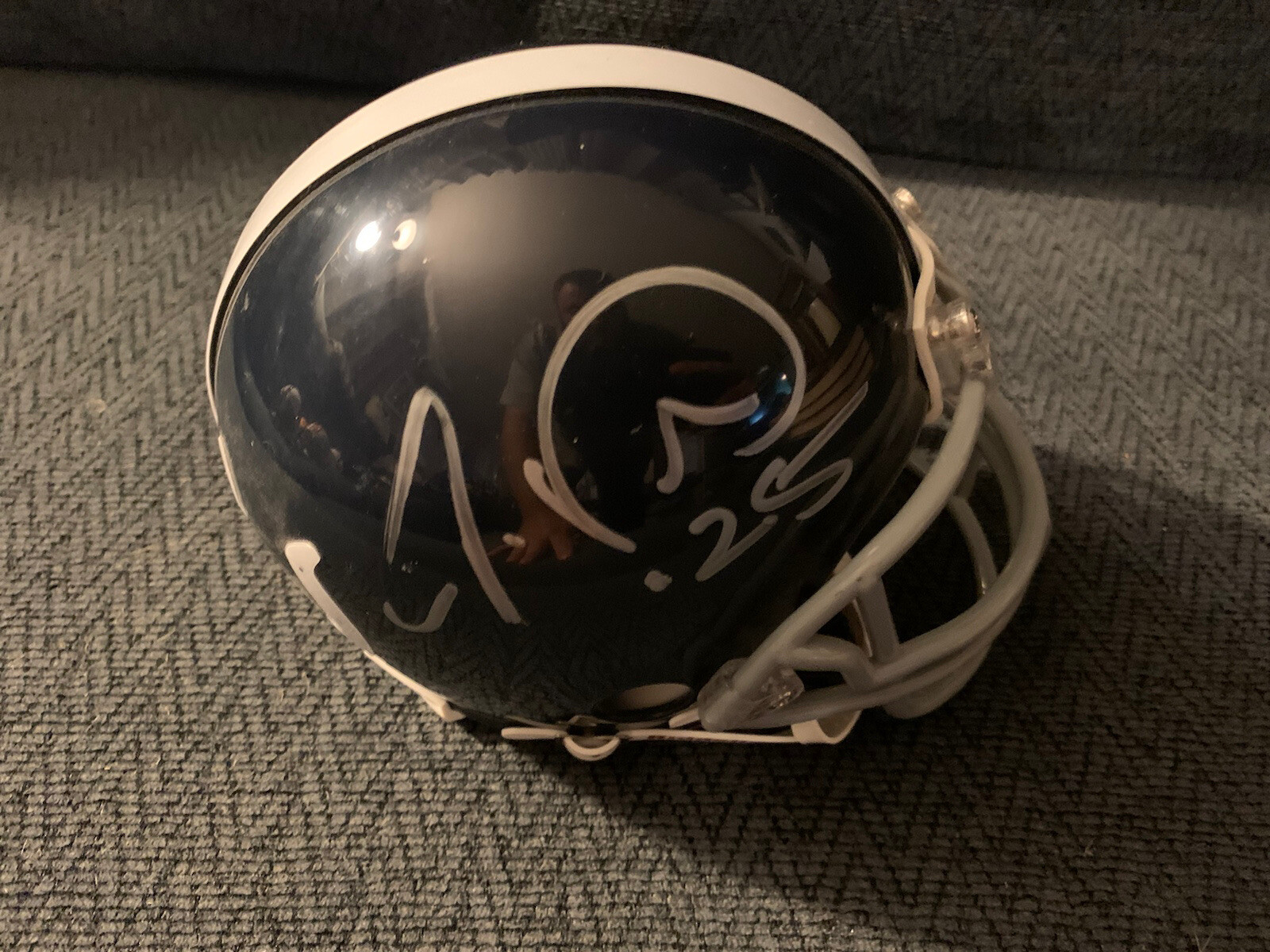 Jerraud Powers Signed Indianapolis Colts Mini Helmet Autographed
