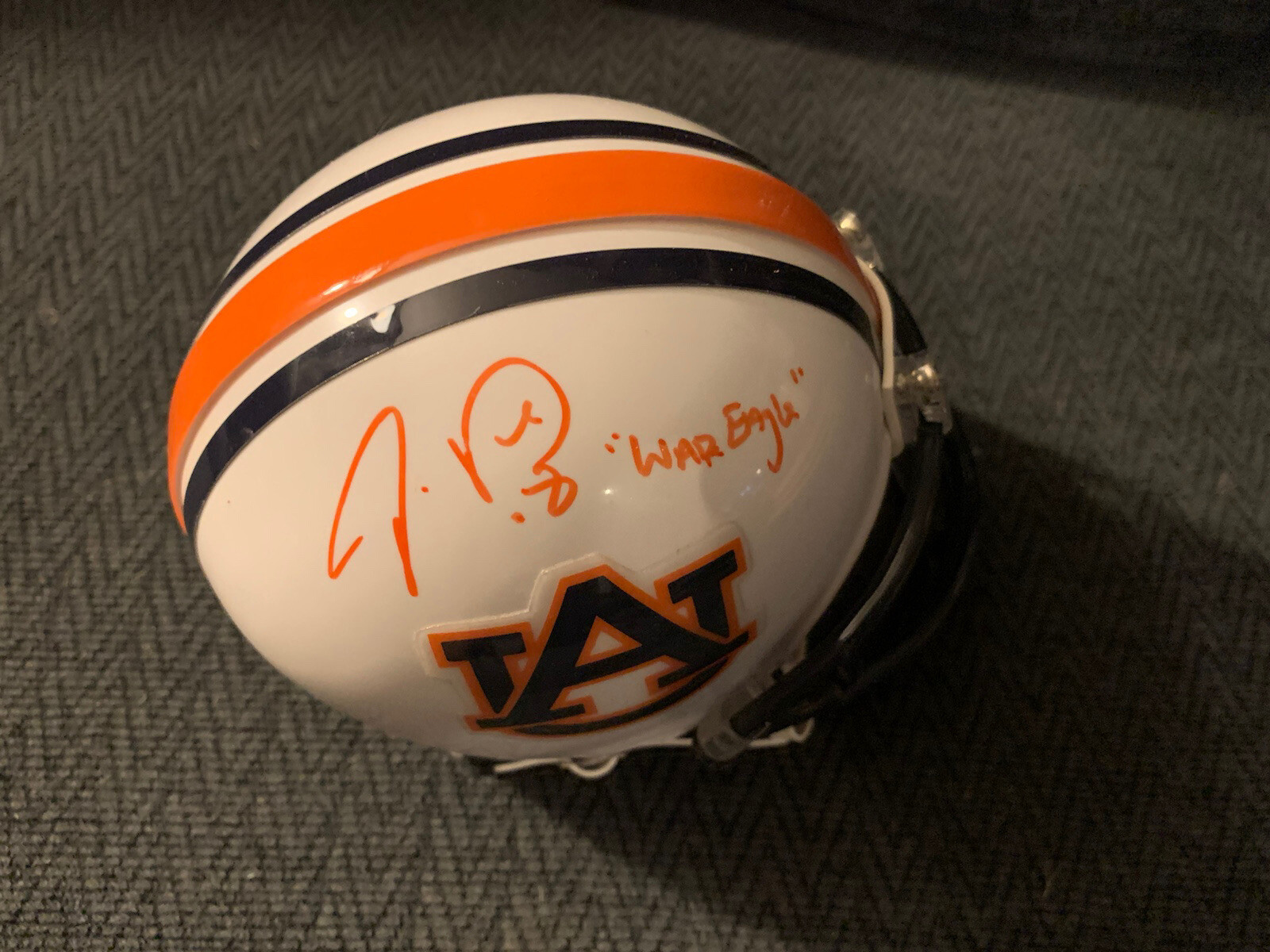 Jerraud Powers Signed Indianapolis Colts Mini Helmet Autographed Auburn Tigers

