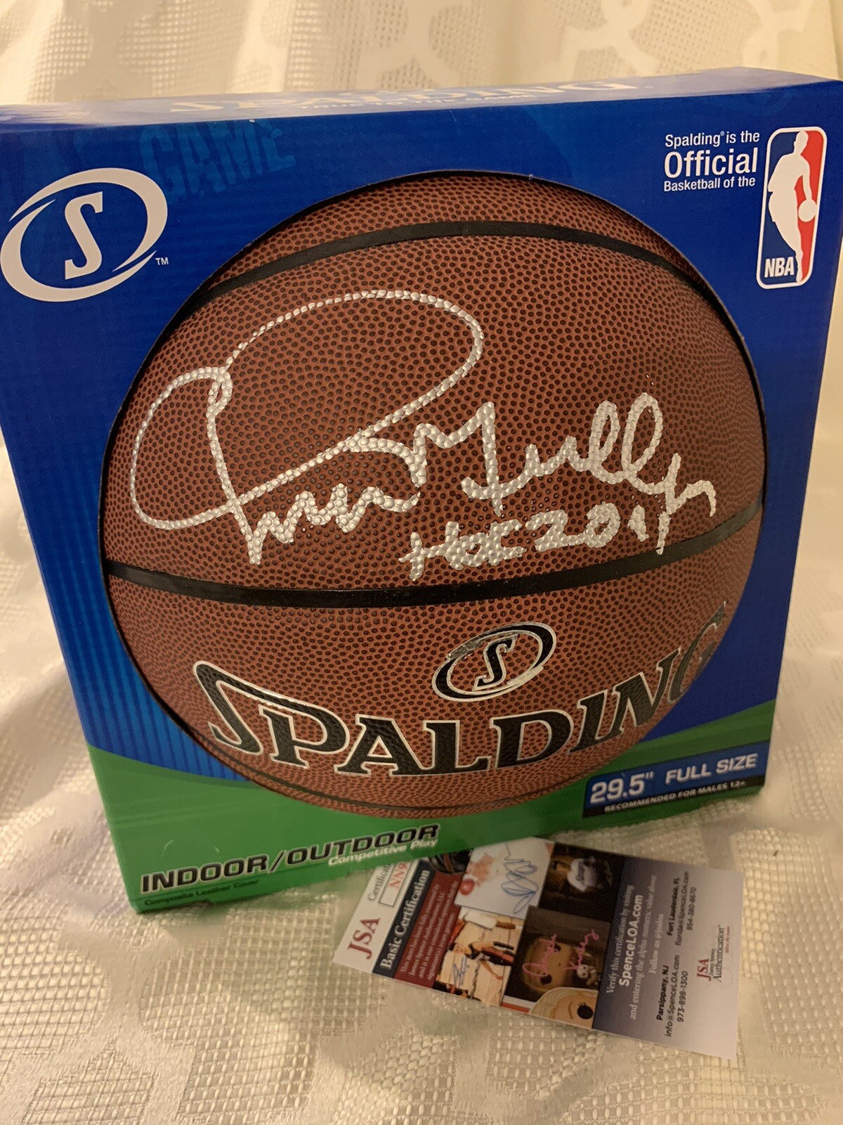 Chris Mullin Autographed Signed NBA Basketball JSA COA Authentication
