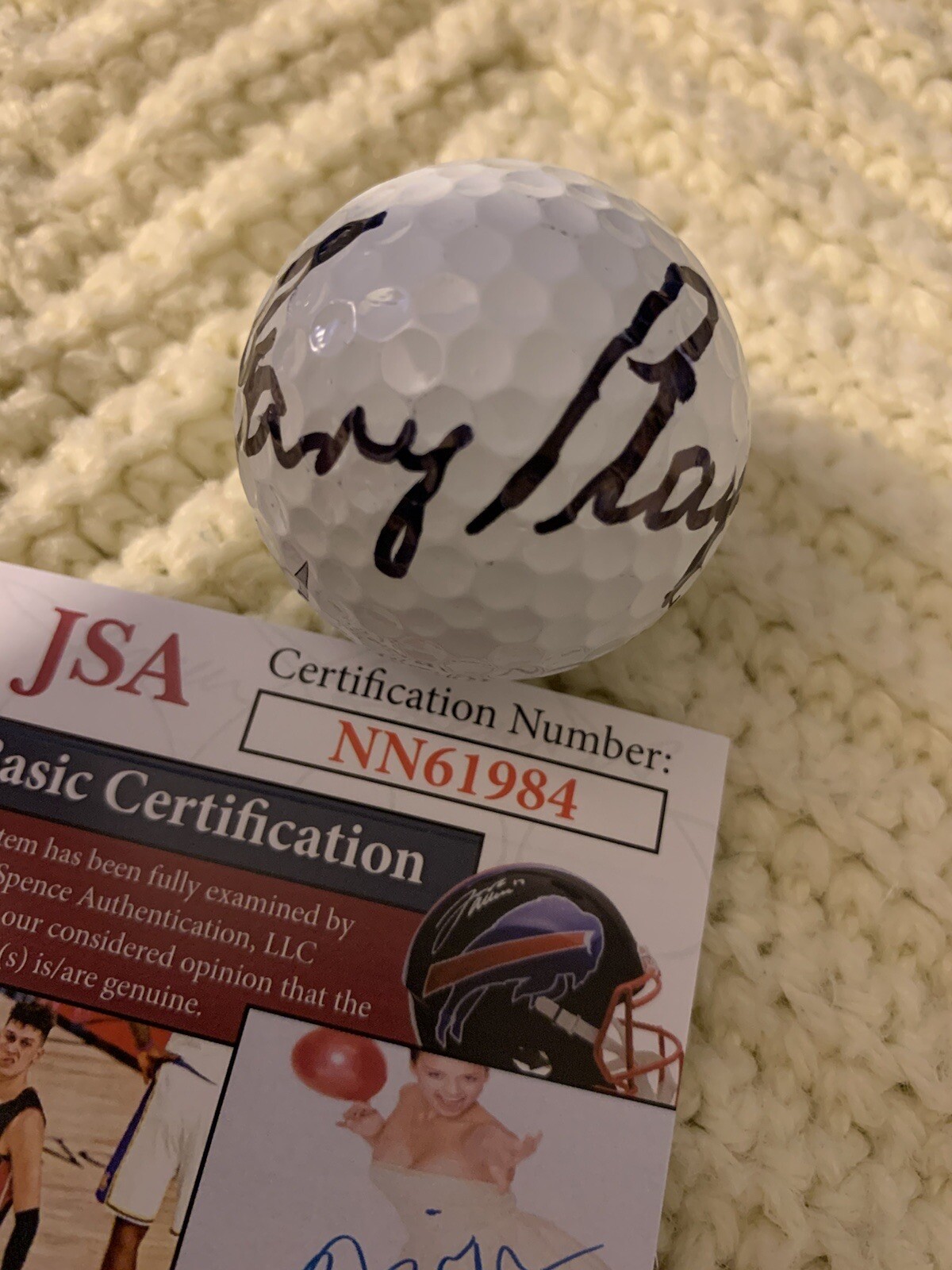 Gary Player Signed World Golf Hall Of Fame Ball Pga Tour JSA Authentication COA
