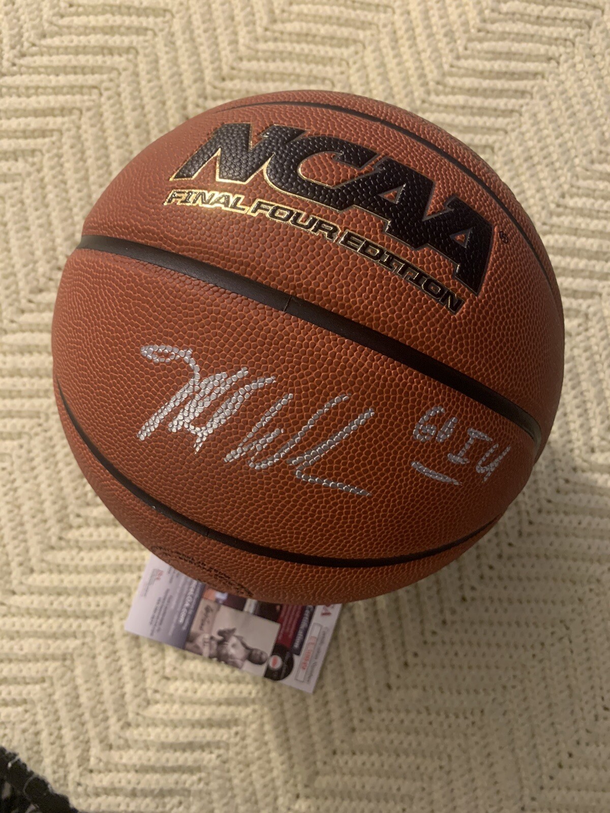 Coach Mike Woodson Signed NCAA Basketball 29.5 Indiana Hoosiers University
