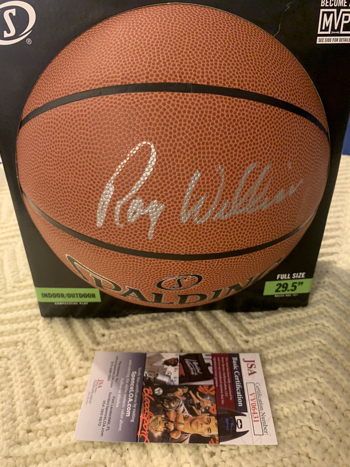 Roy Williams Signed NCAA Basketball JSA COA Authentication UNC Tarheels Kansas
