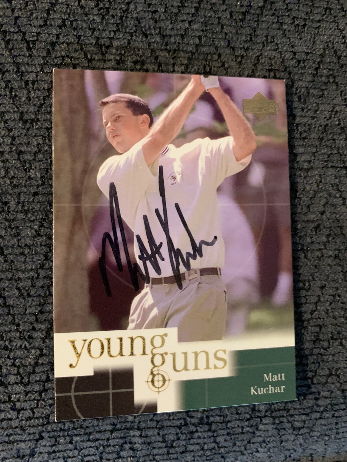 Matt Kuchar Signed Pga Tour Golf Card Rookie Autographed 2001

