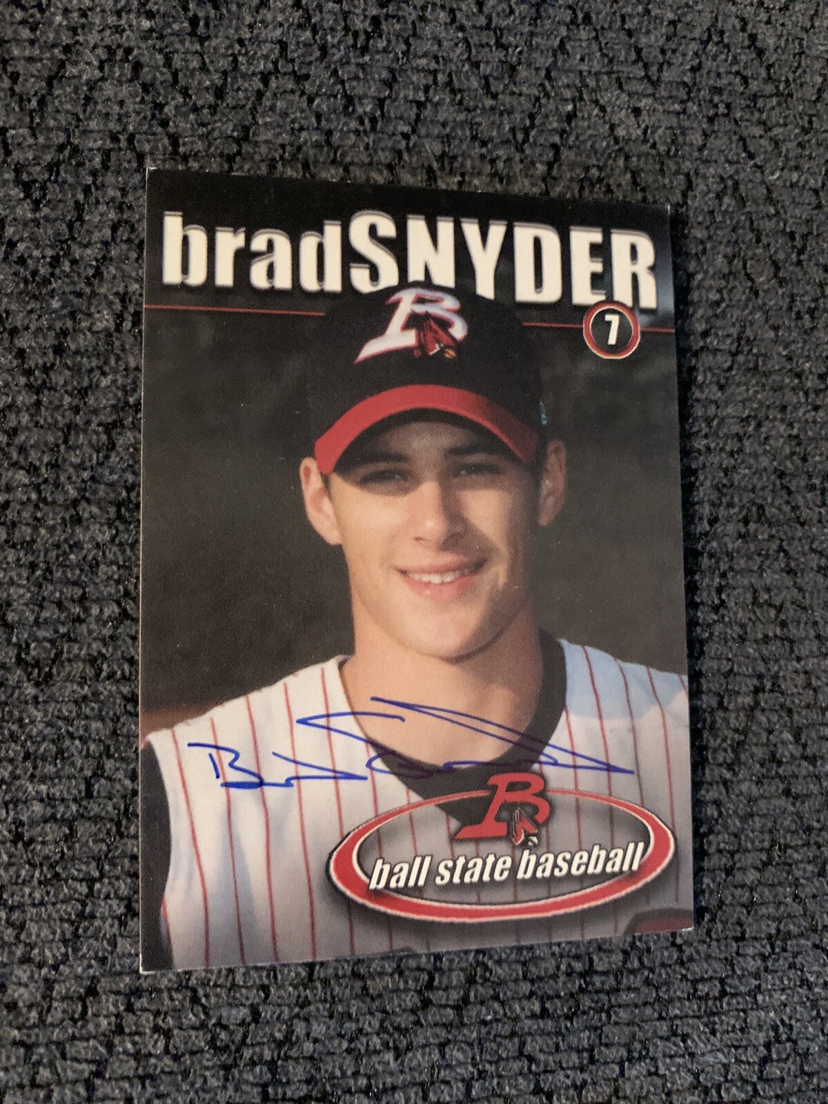 Brad Snyder Signed Trading Card Autographed Ball State University Issued Rare
