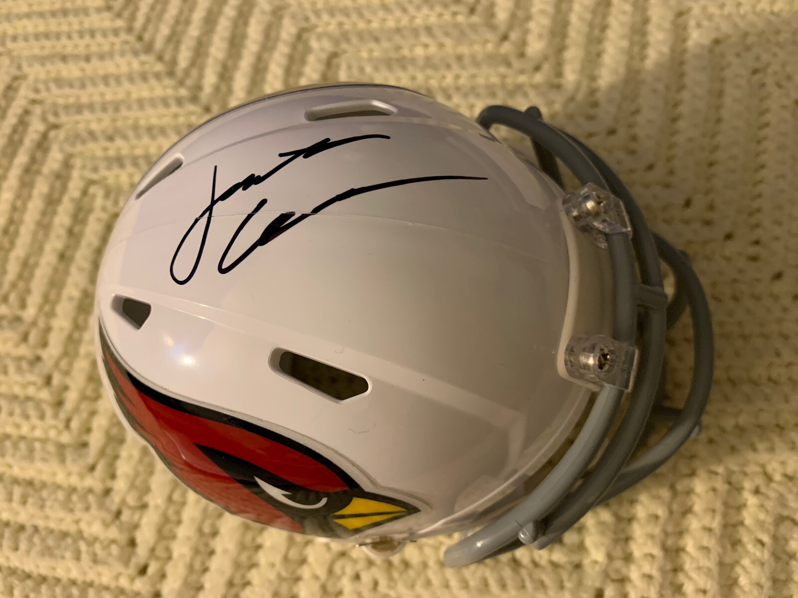 Coach Jonathan Gannon Signed Mini Helmet Autographed Arizona Cardinals
