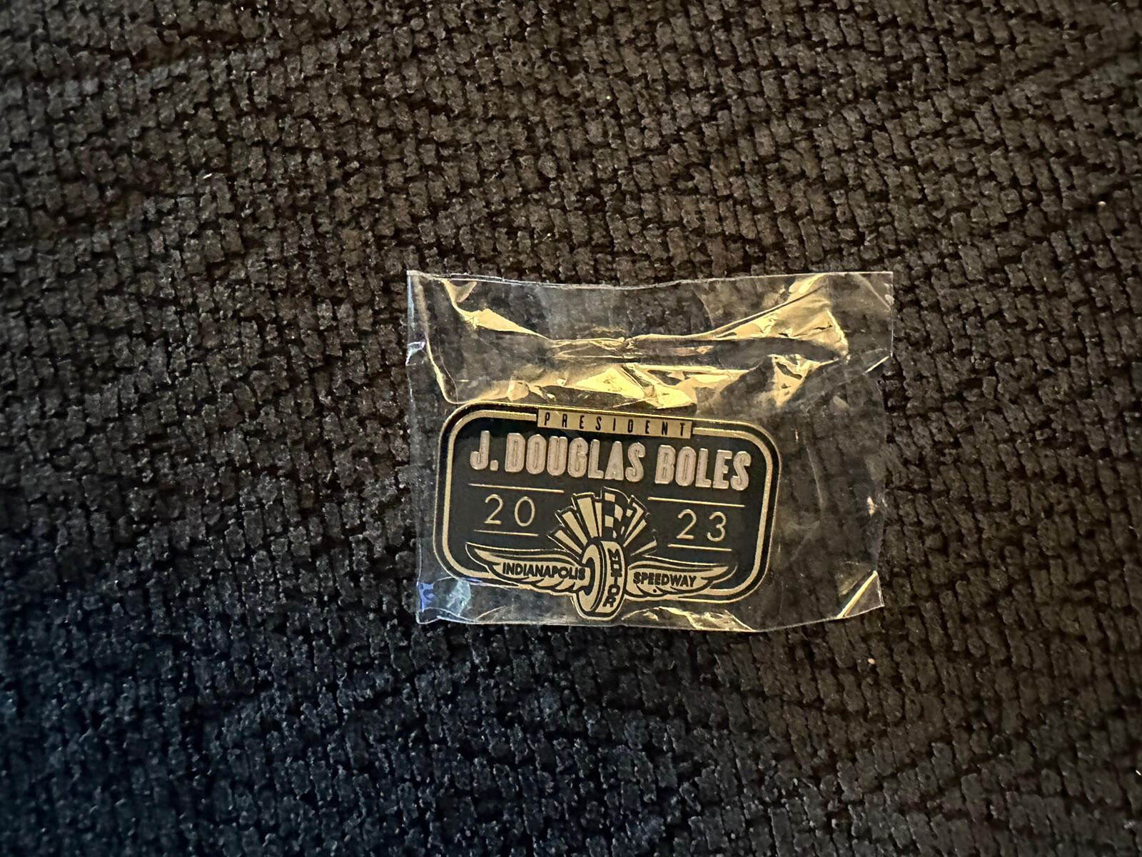 INDIANAPOLIS MOTOR SPEEDWAY PRESIDENT INDY 500 SOUVENIR COLLECTOR PIN DOUG BOLES COLLECTIBLE MEMORABILIA