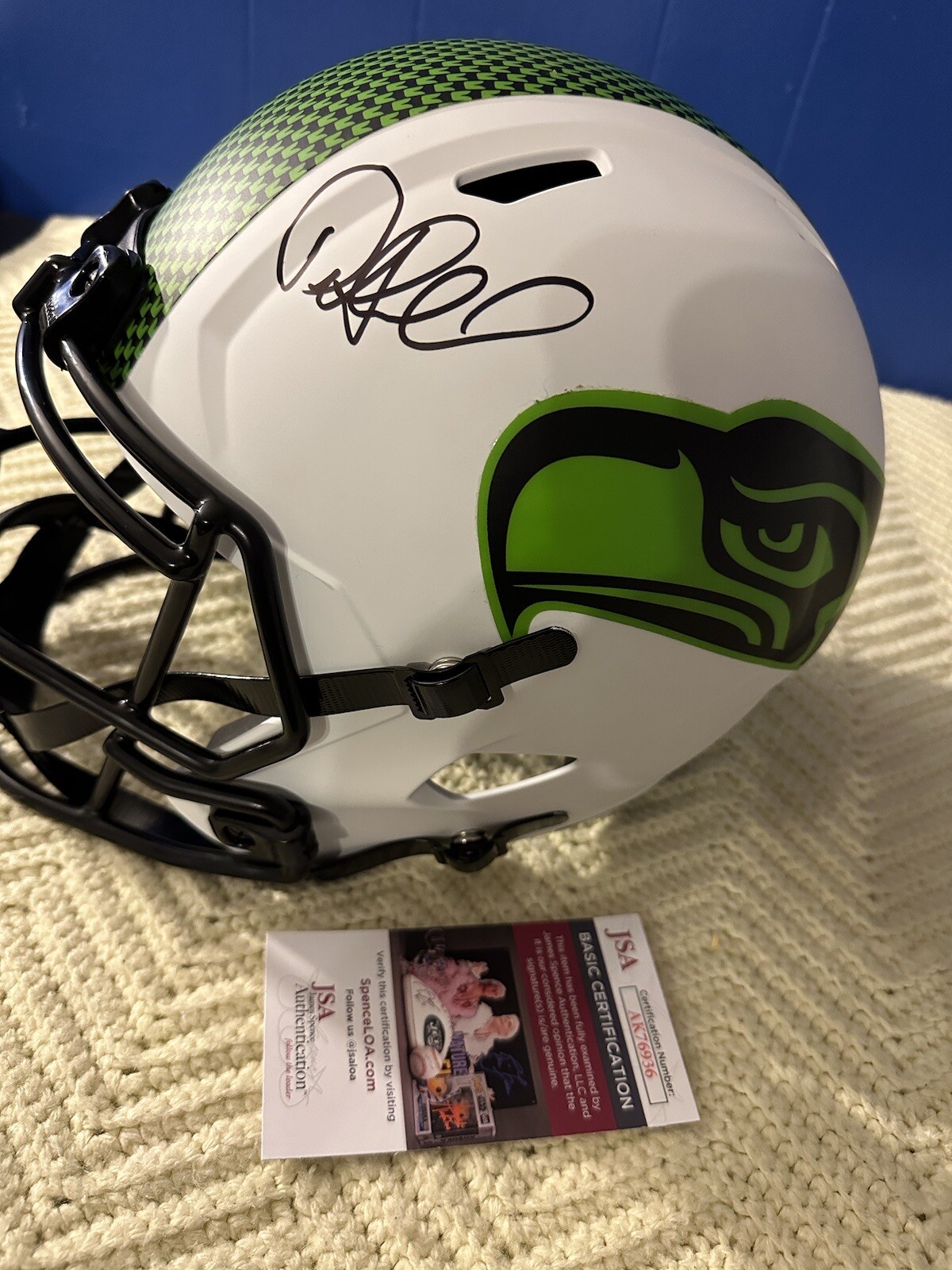 Pete Carroll Signed Full Size Helmet F/S JSA Authentication COA Sea Seahawks
