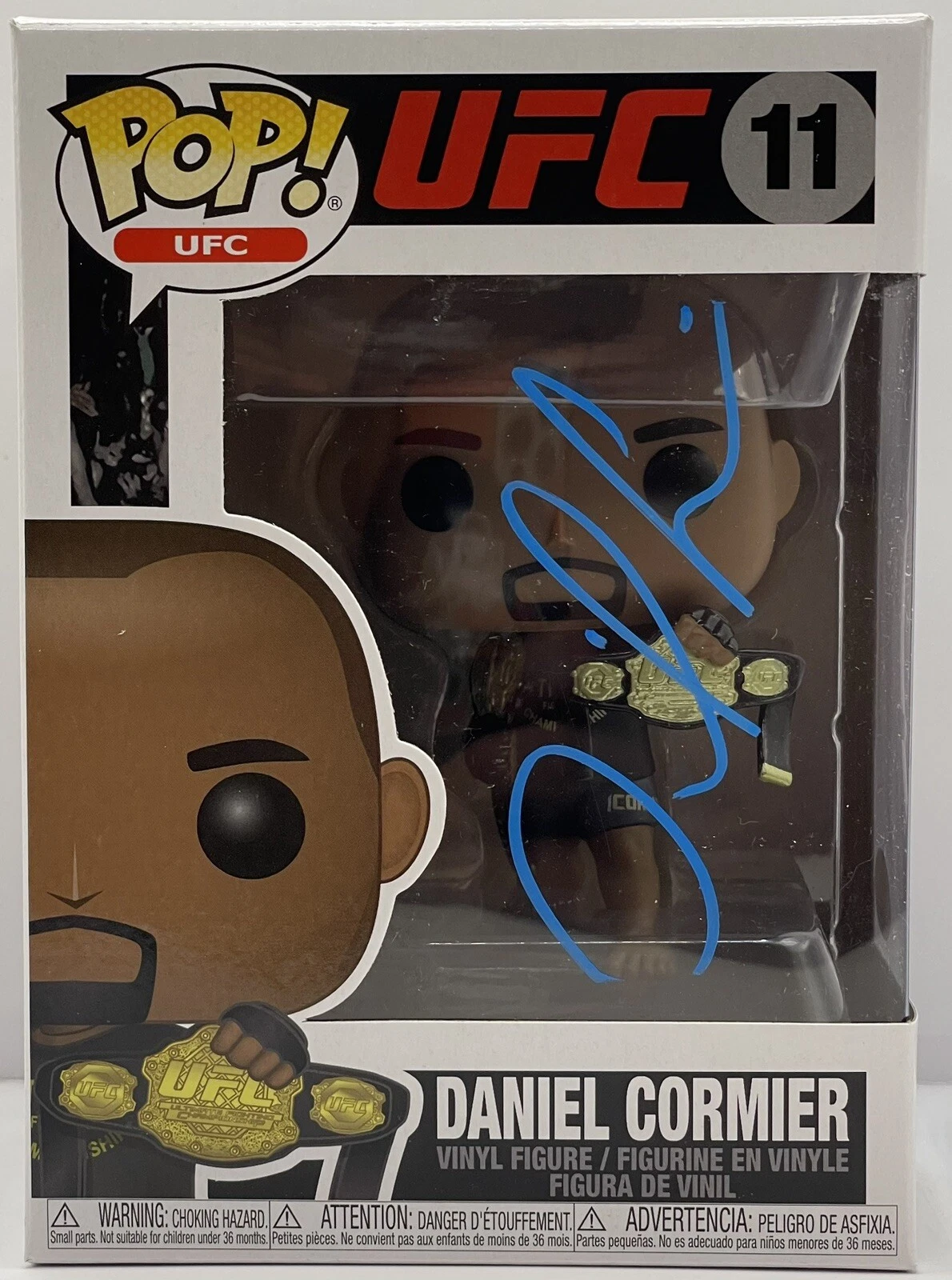 Daniel Cormier Signed Autographed UFC Fighter Funko Pop Champ JSA

