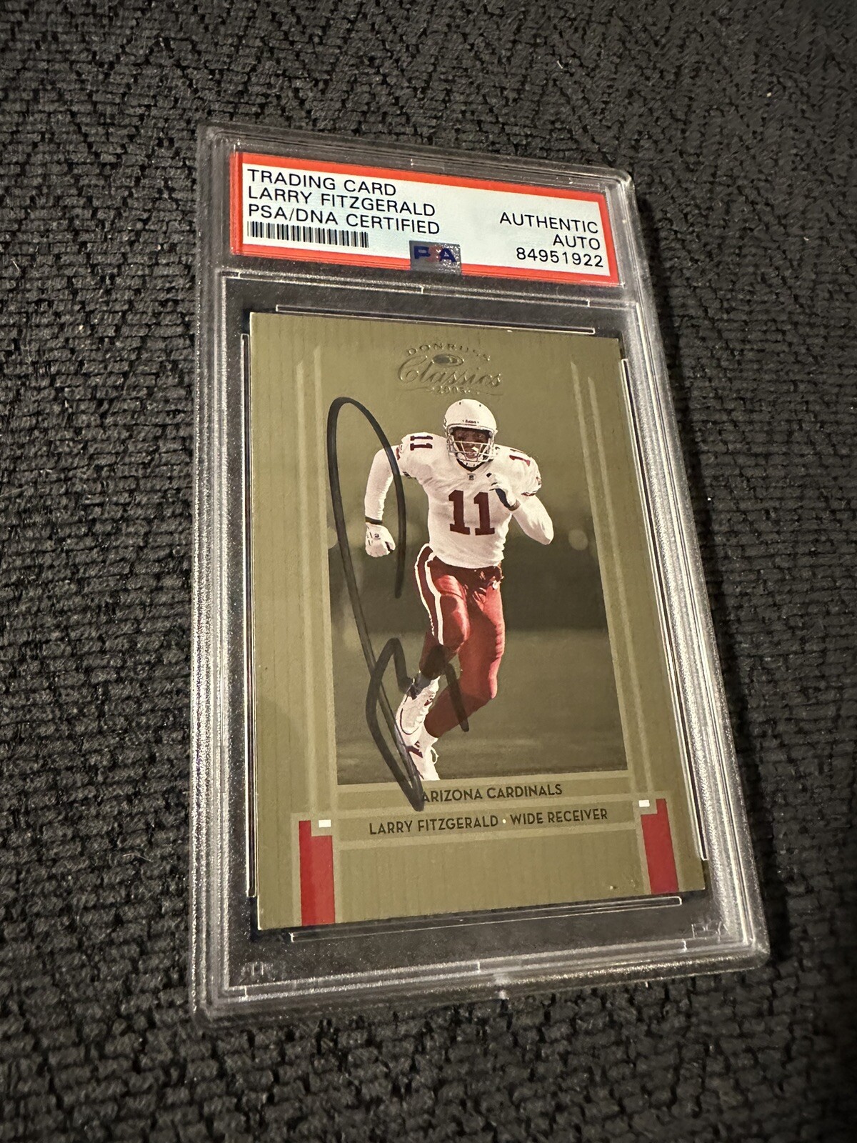New ListingLarry Fitzgerald Signed 2005 Donruss Classics #3 Card PSA /DNA Slab COA Cardinal
