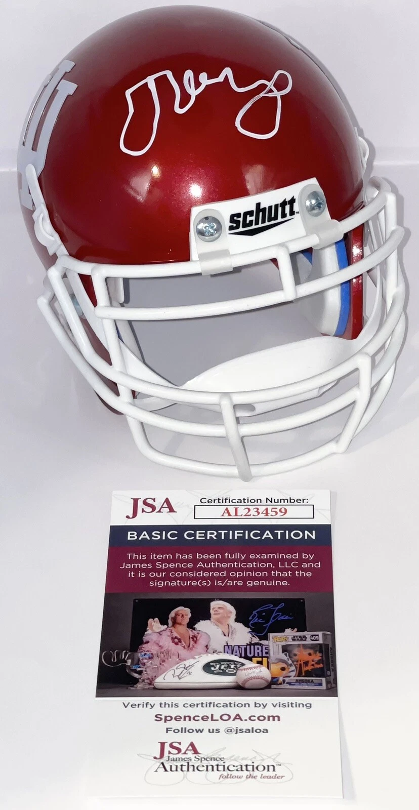 John Mellencamp Signed Autographed Indiana Hoosiers Mini Helmet JSA Rare
