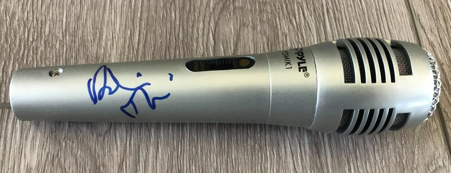 ROBIN THICKE SIGNED AUTOGRAPH NEW MICROPHONE BLURRED LINES w/ BECKETT BAS COA
