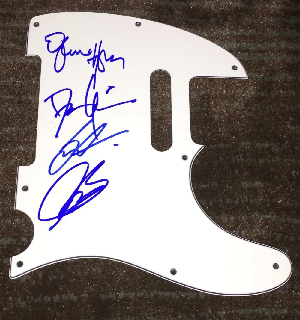 BLACK COUNTRY COMMUNION SIGNED AUTOGRAPH GUITAR PICKGUARD JOE BONAMASSA +3
