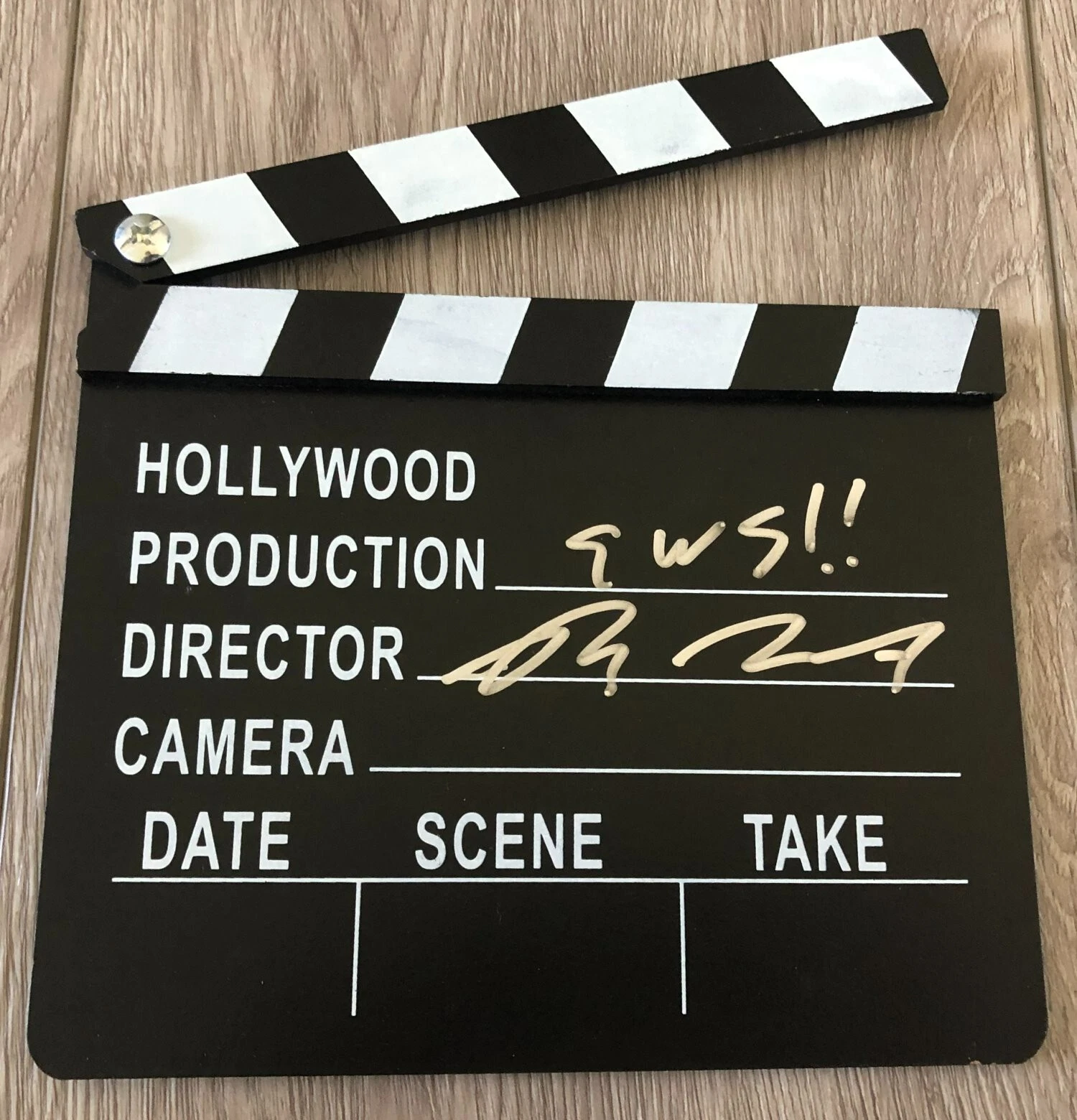 RICHARD LINKLATER SIGNED DIRECTOR'S CLAPBOARD CLAPPER w/EXACT PROOF BECKETT COA
