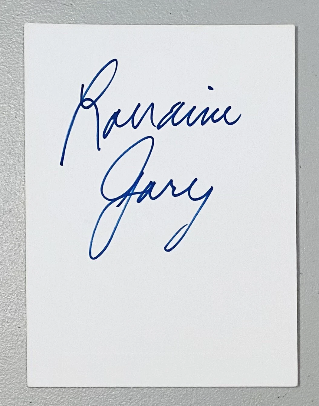 New ListingLorraine Gary Signed Autographed 4.5 x 6 Card BAS Beckett Cert Jaws
