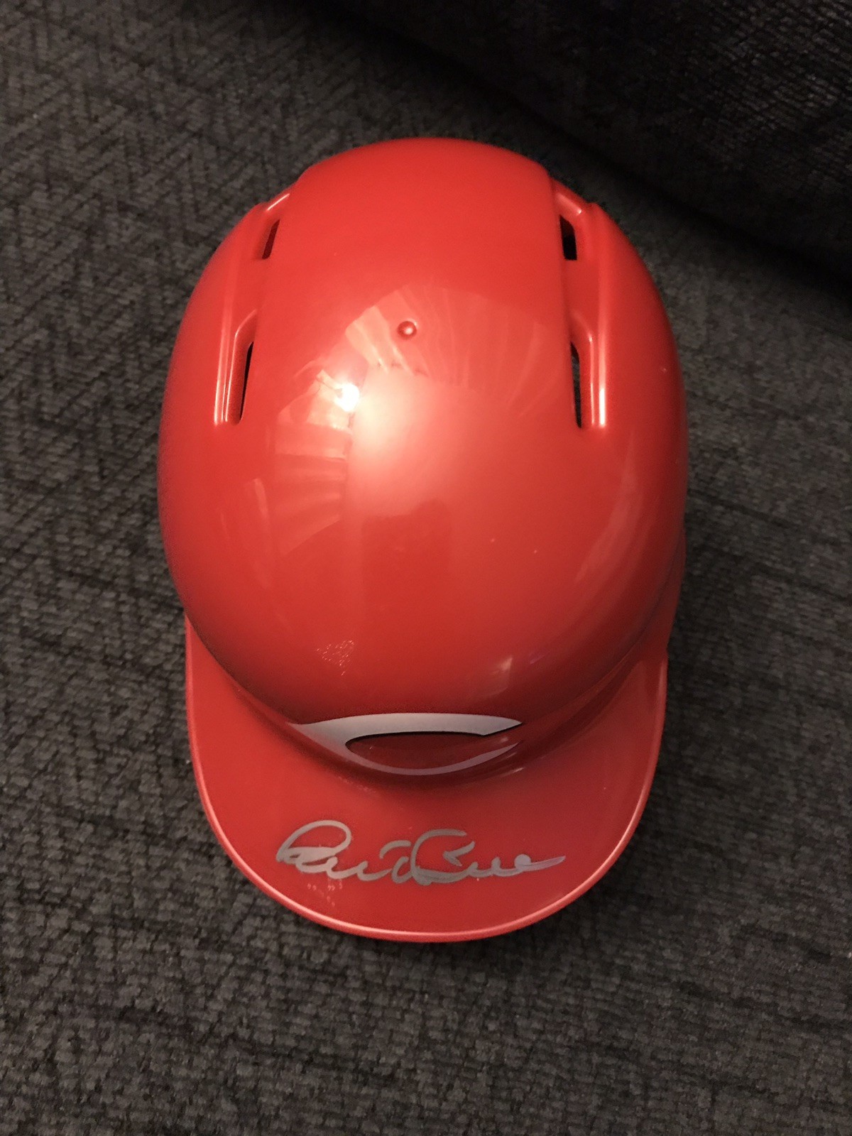 David Bell Cincinnati Reds Signed Mini Helmet Autographed Manager
