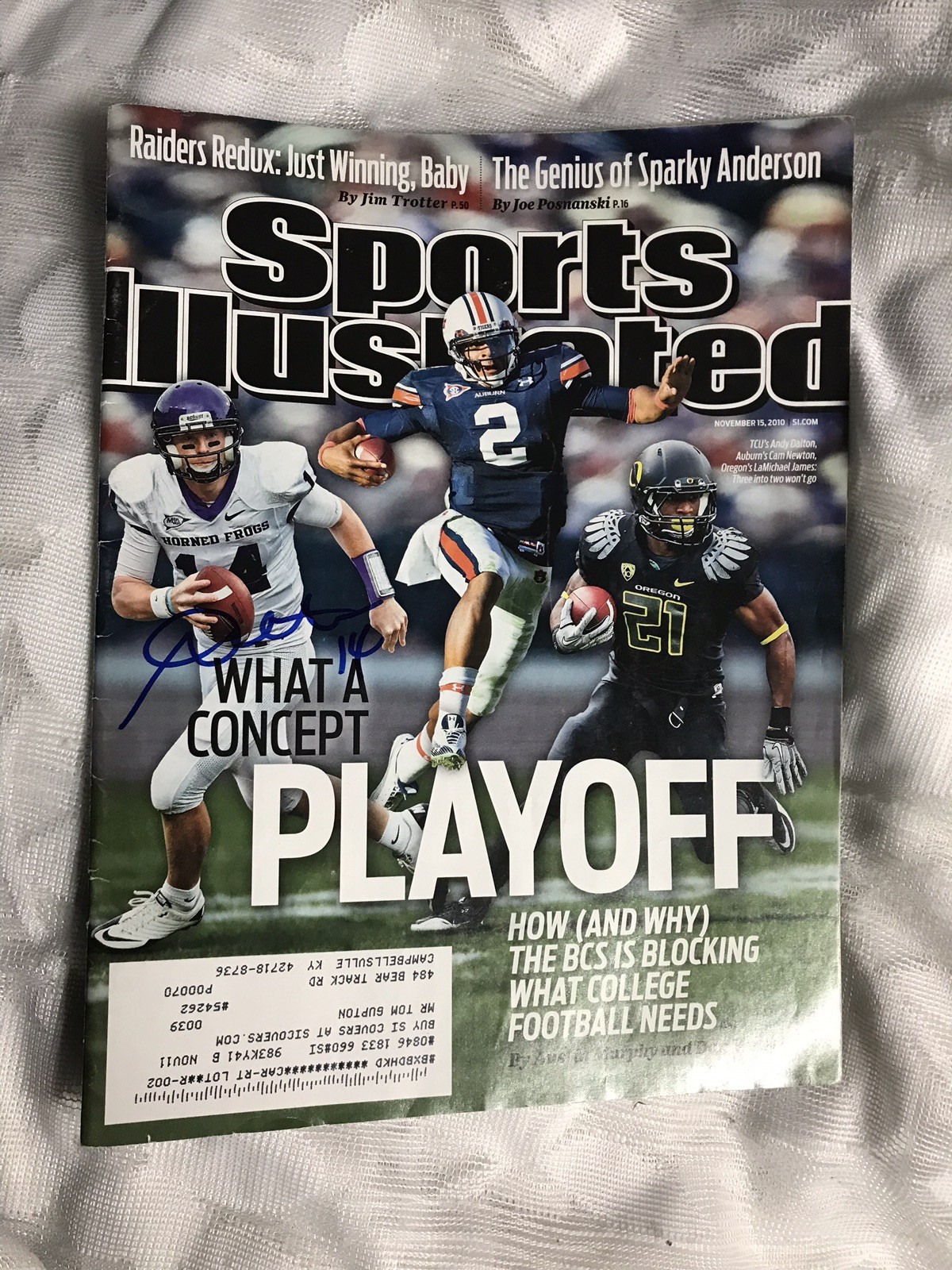 Andy Dalton autographed Sports Illustrated Magazine Signed
