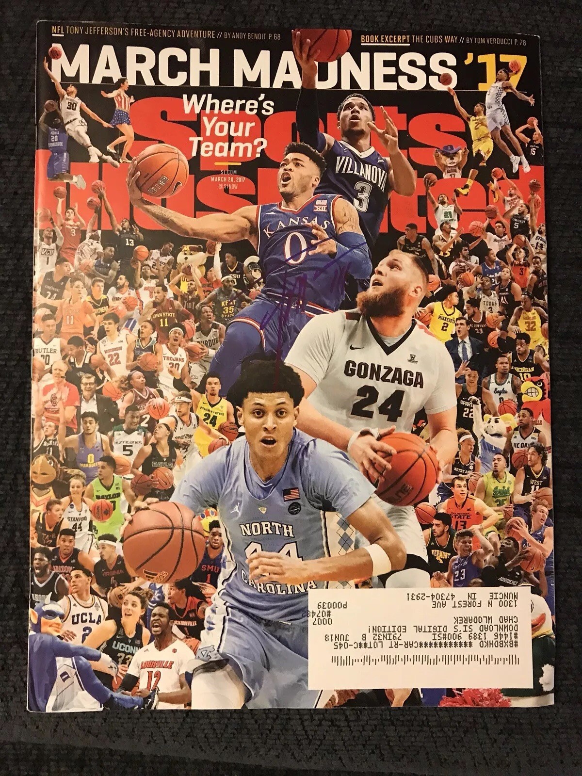 Frank Mason III Signed Sports Illustrated Magazine Autographed
