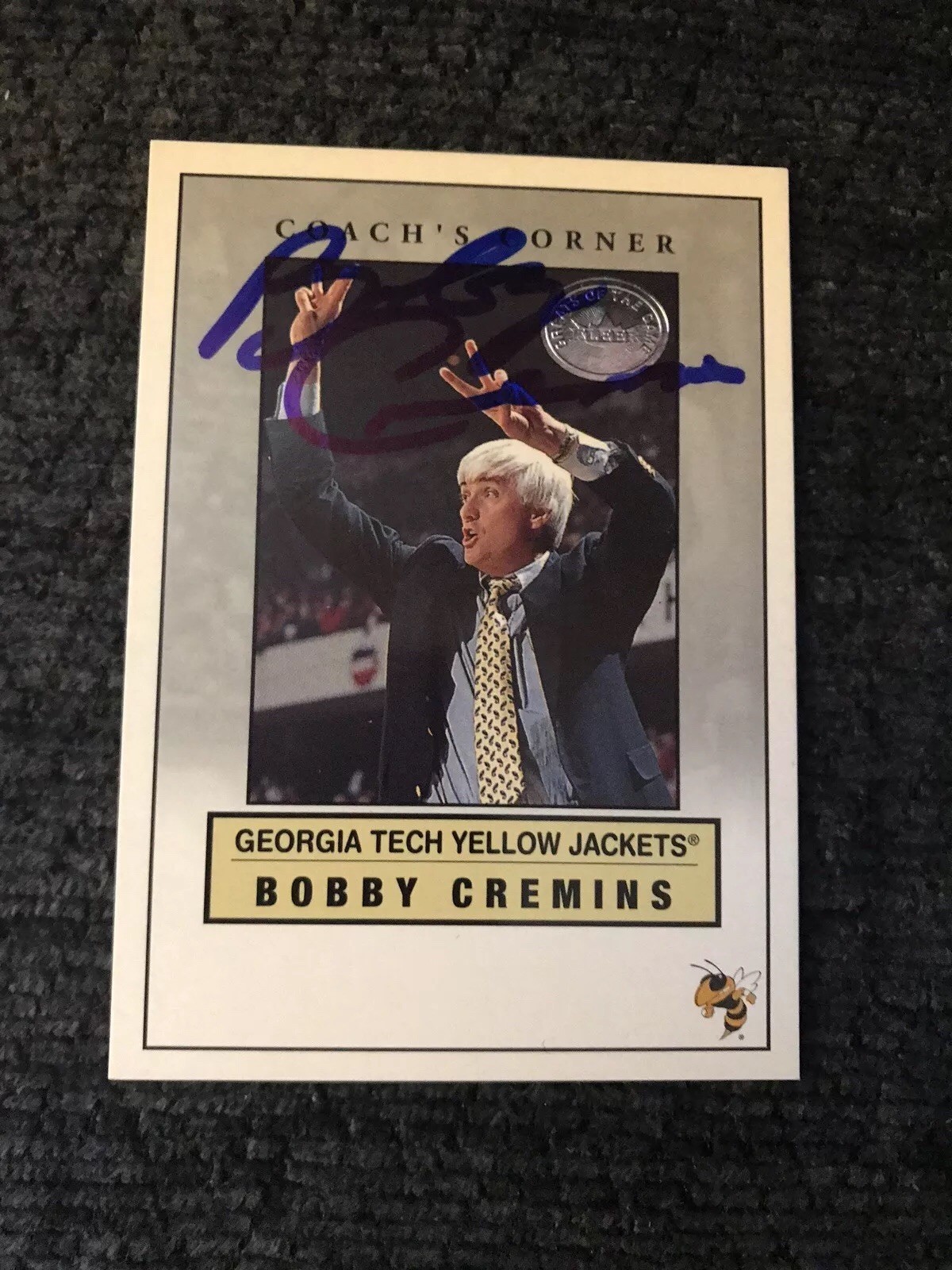Bobby Cremins Signed Basketball Trading Card Autographed Greats Of The Game
