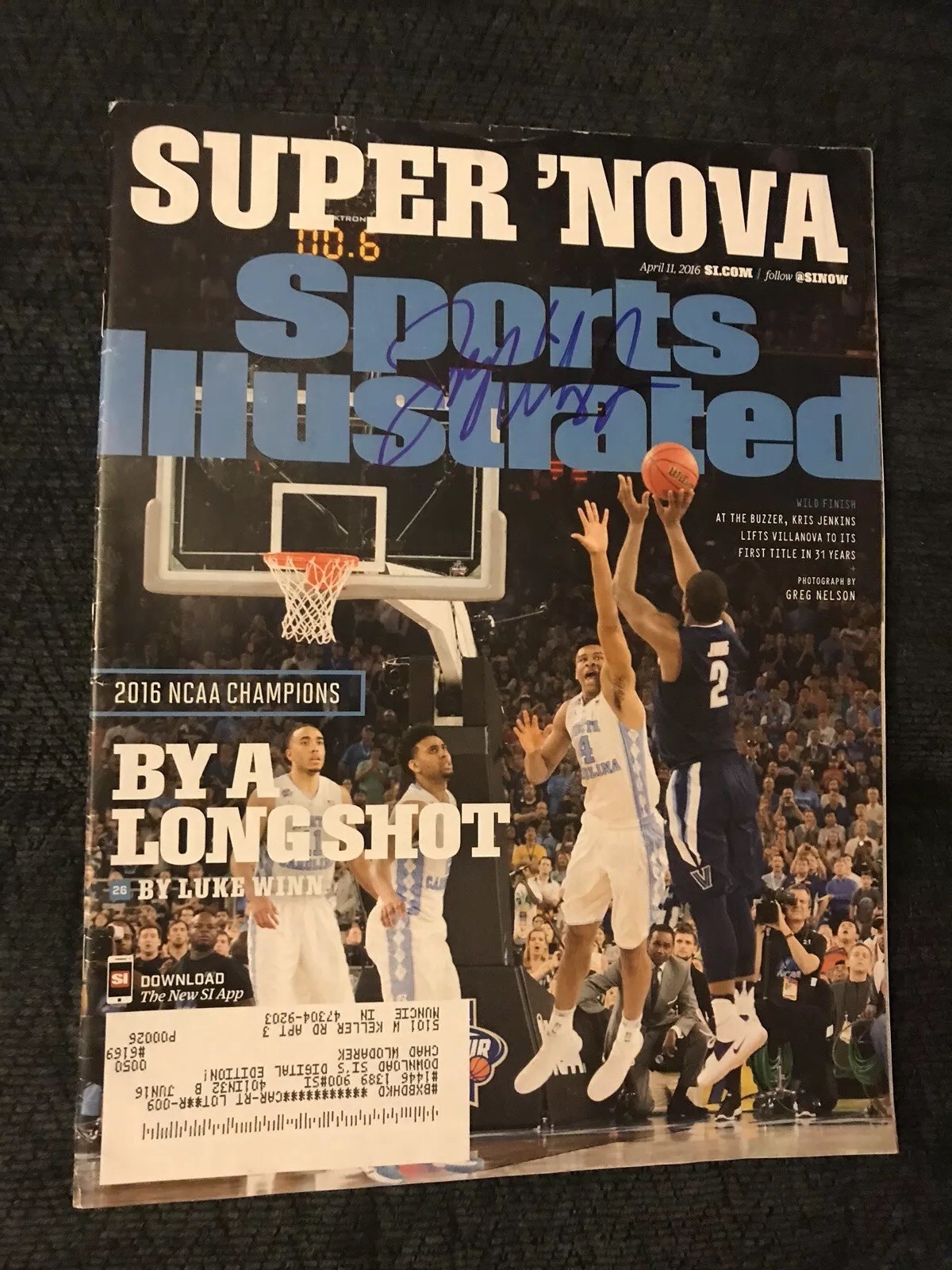Jay Wright Signed Sports Illustrated Magazine Autographed Villanova
