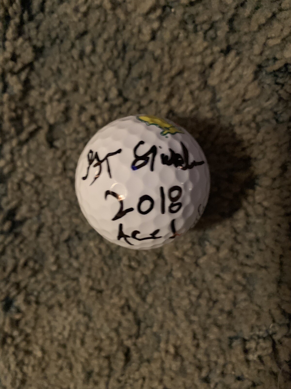 GT Nicklaus Signed Masters Golf Ball Pga Tour Autographed Ace 2018 Jack Grandson

