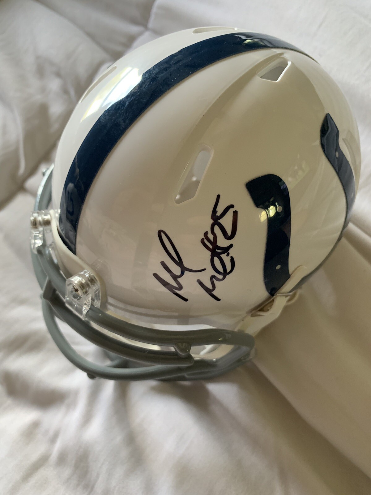 Marlon Mack Signed Mini Helmet Indianapolis Colts Autographed
