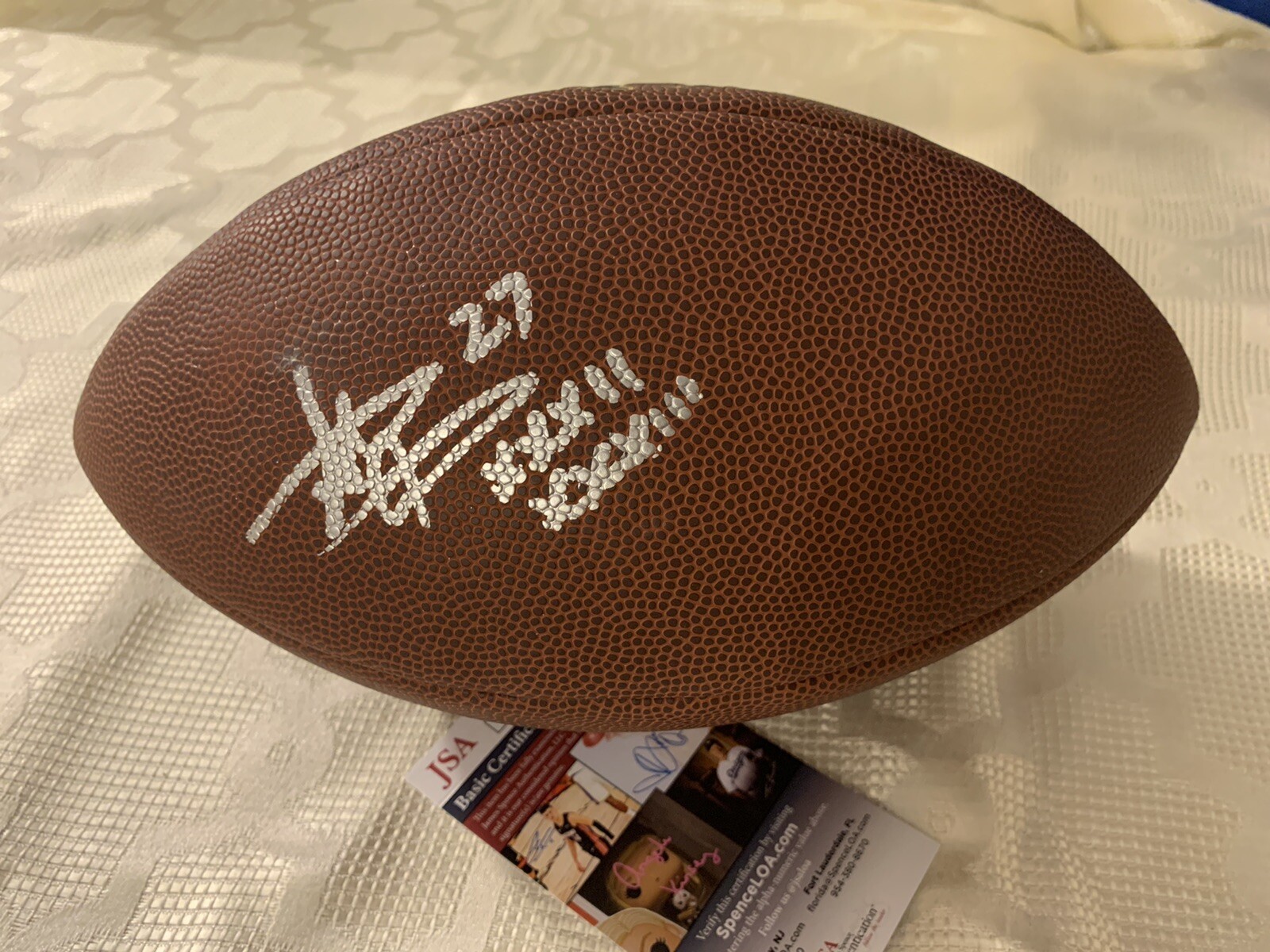 Steve Atwater Signed Nfl Football Autographed Broncos JSA Authentication COA
