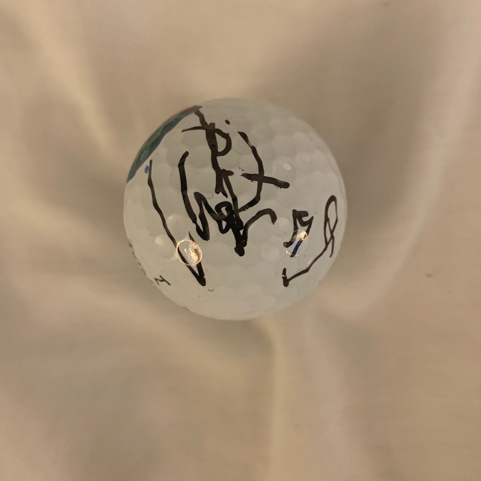 Curtis Strange Signed World Golf Hall Of Fame Ball Pga Tour Autographed

