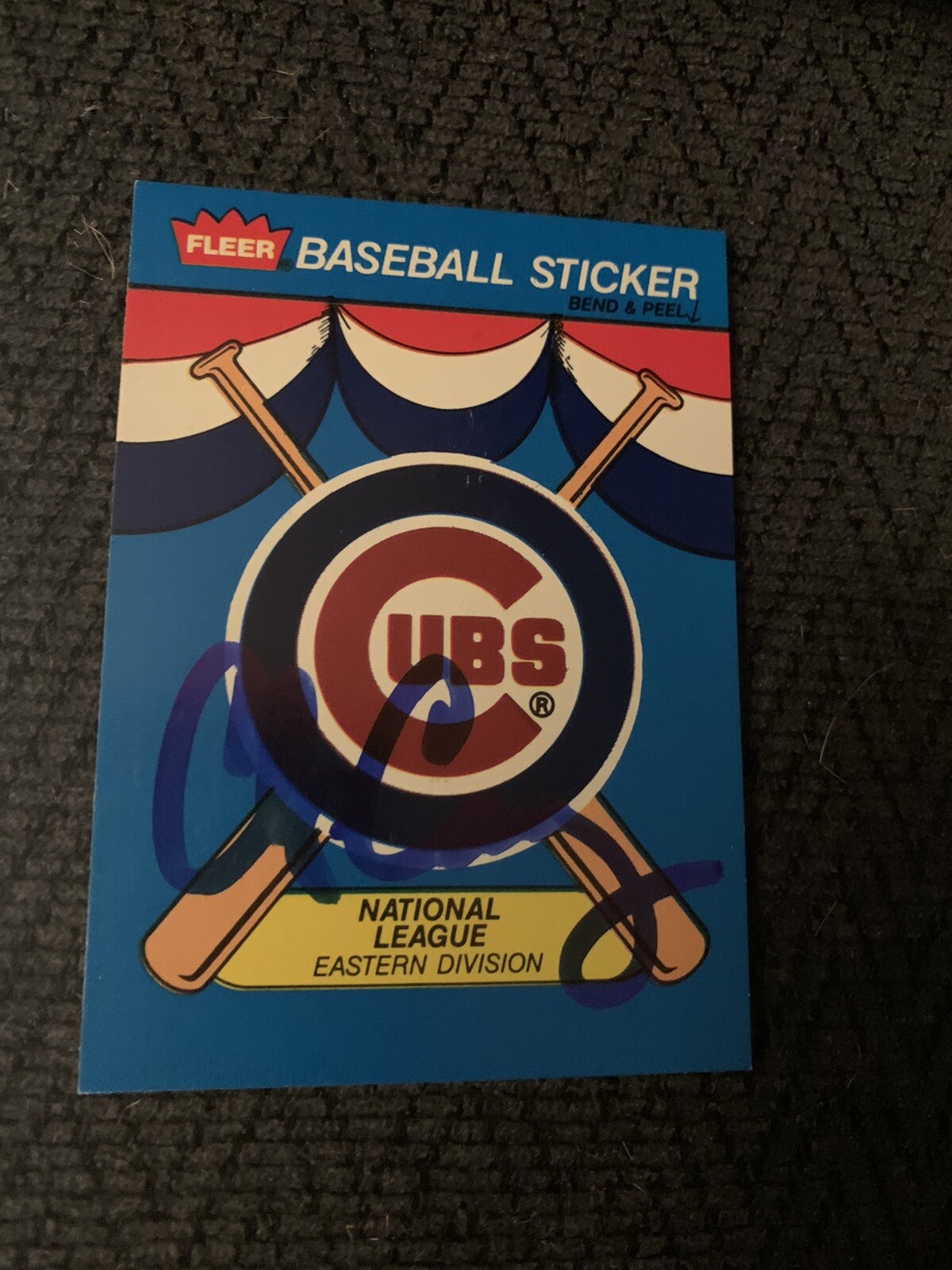 Announcer Chip Caray Signed Baseball Trading Card Cubs Braves Mariners Autograph
