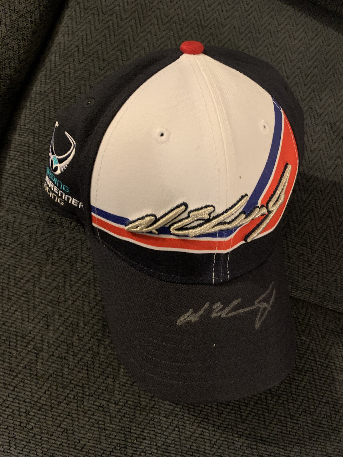 Al Unser Jr. hand SIGNED Hat New Racing Legend Autographed
