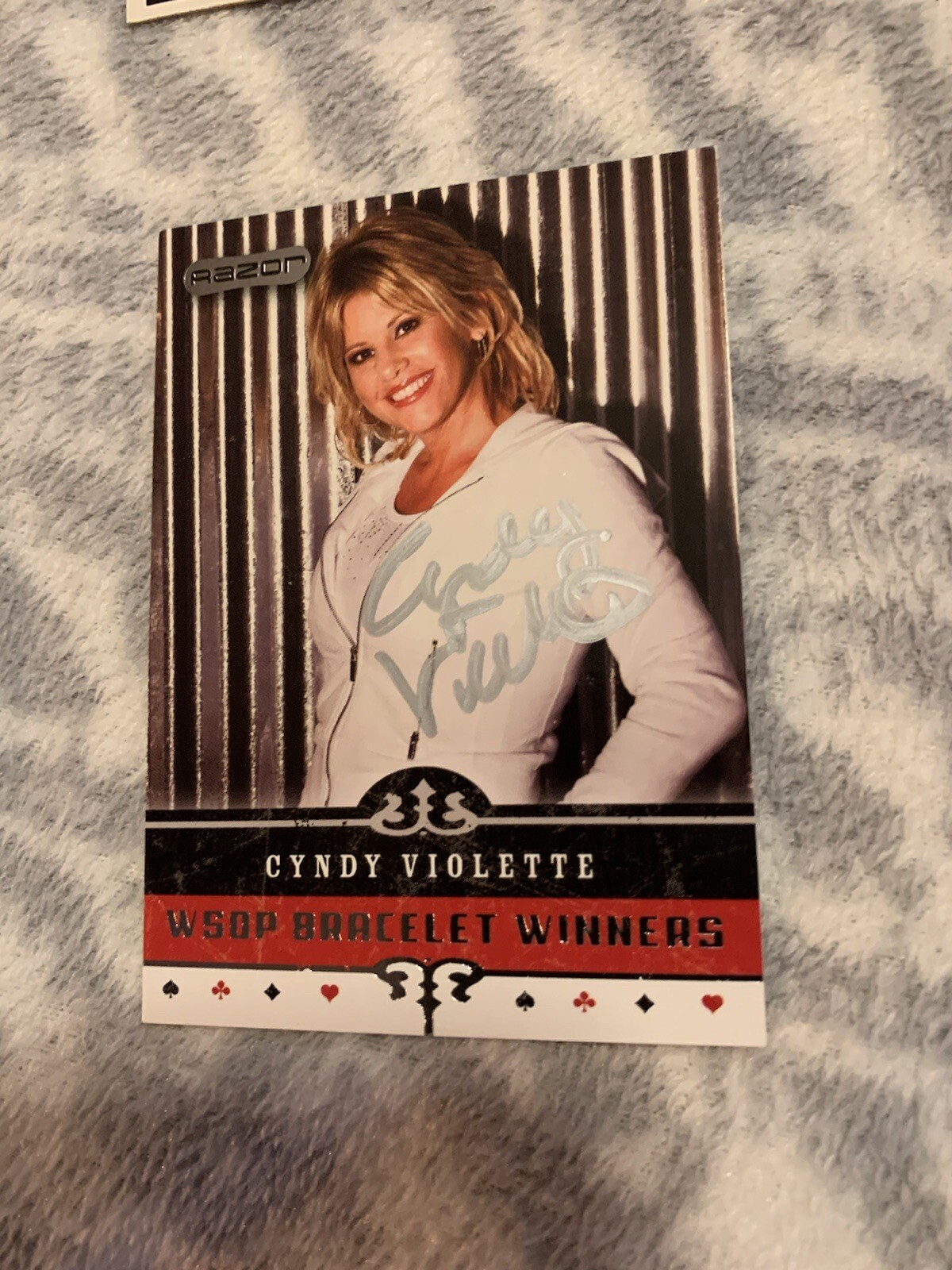 Cyndy Violette Signed Trading Card Autographed Poker Legend
