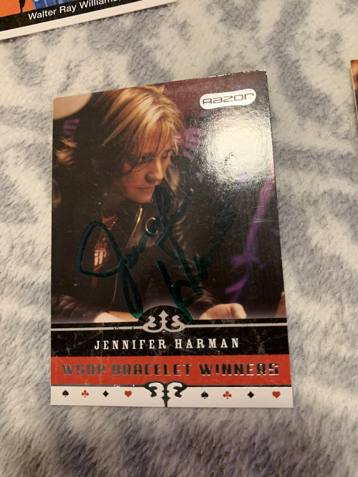 Jennifer Jen Harman Signed Trading Card Autographed Poker Legend
