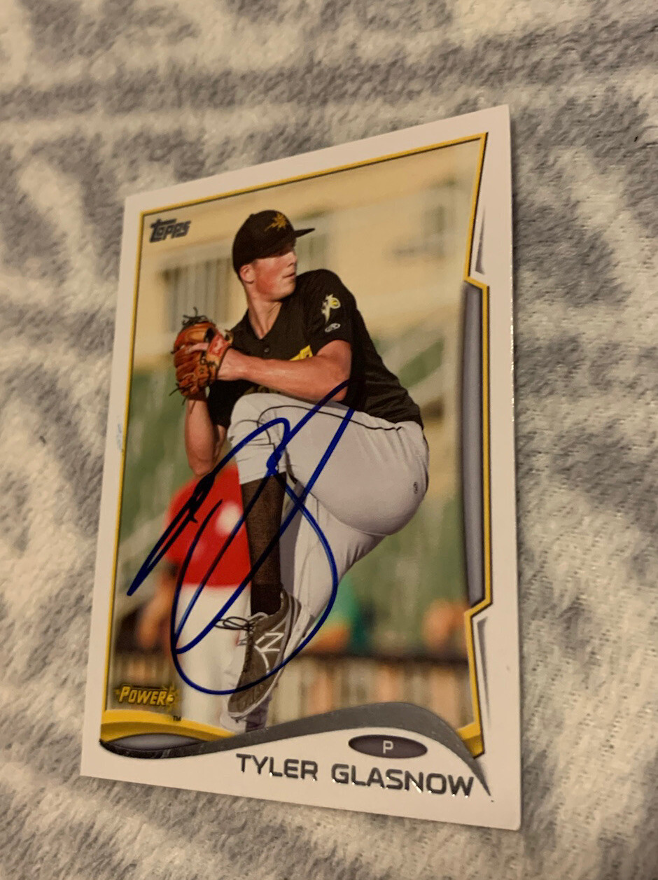 Tyler Glasnow Signed Baseball Trading Card Autographed
