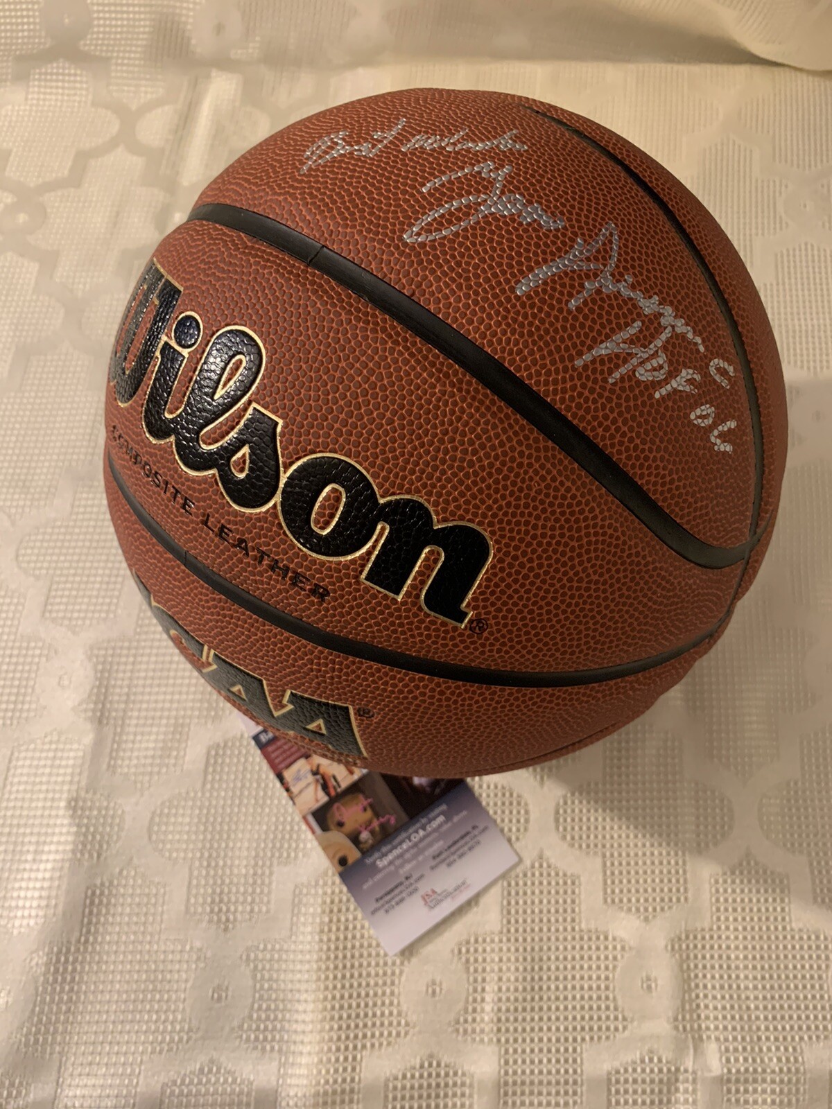 Geno Auriemma Signed NCAA Basketball Autographed JSA COA Authentication UCONN
