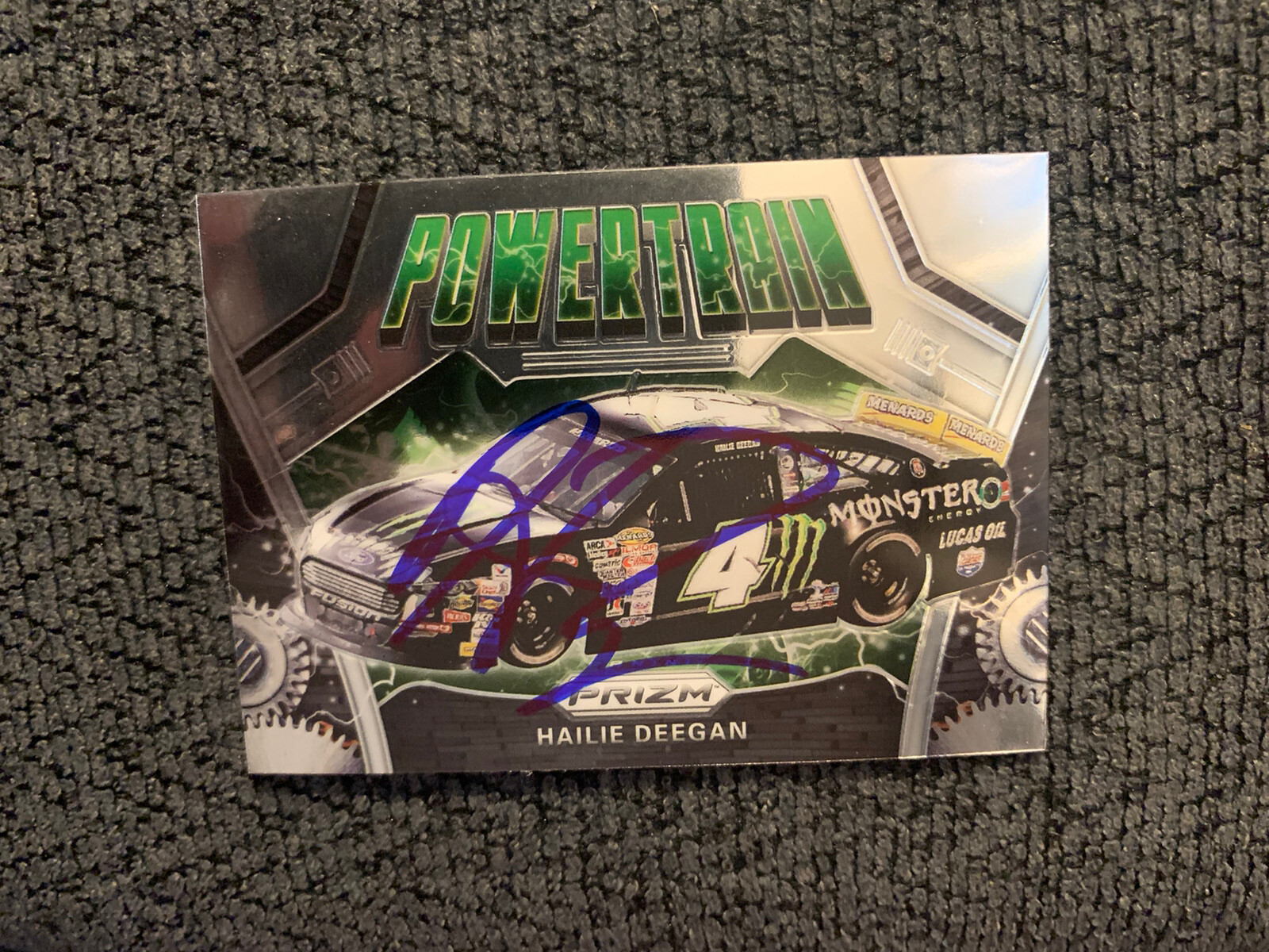 Hailie Deegan Signed Nascar Trading Card Autographed
