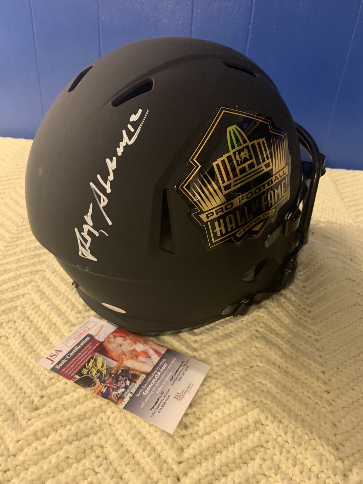 Roger Staubach Signed Full Size Helmet F/S JSA Authentication COA Hall Of Fame
