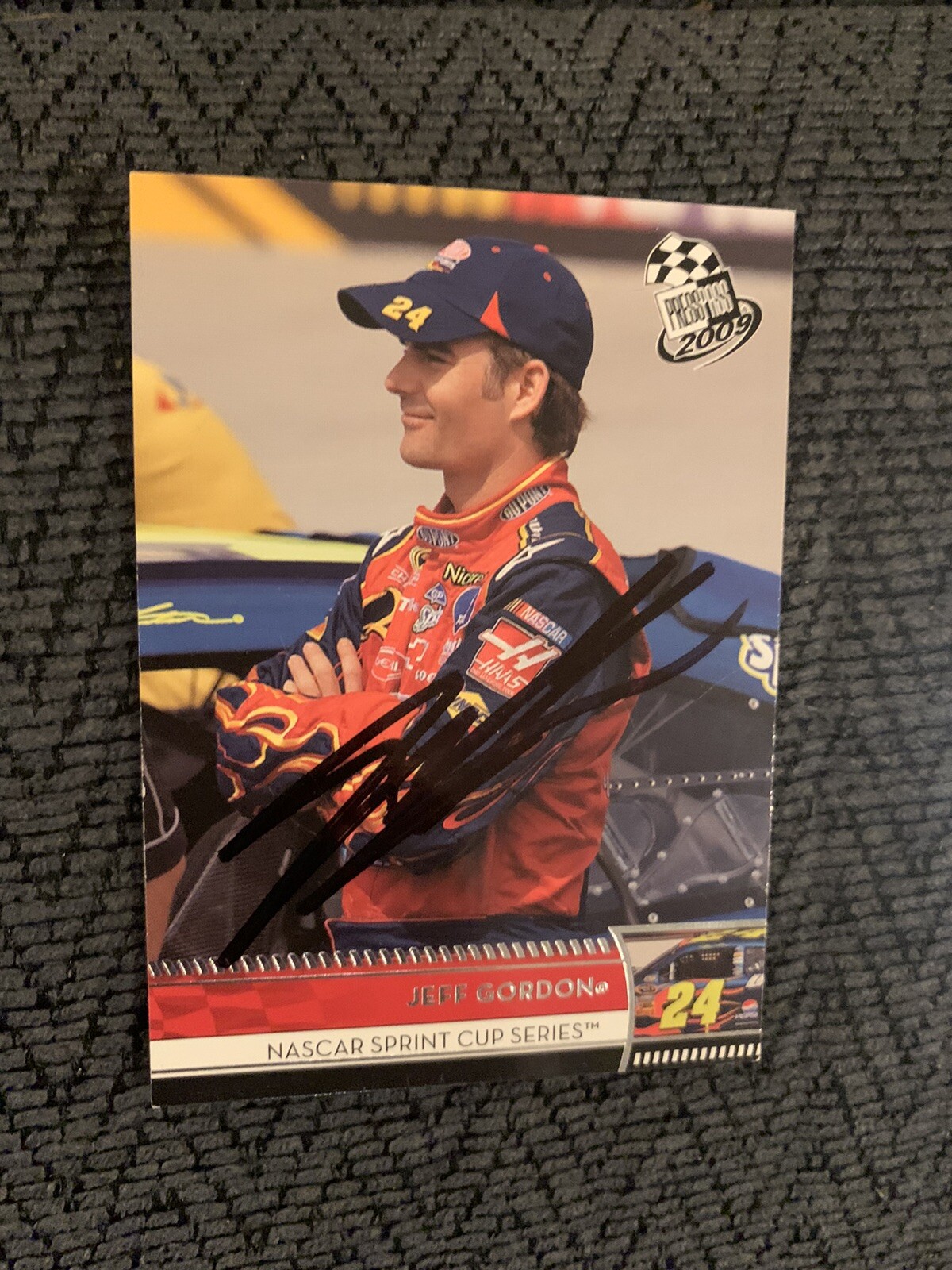 Jeff Gordon Signed Nascar Trading Card Racing Legend Autographed
