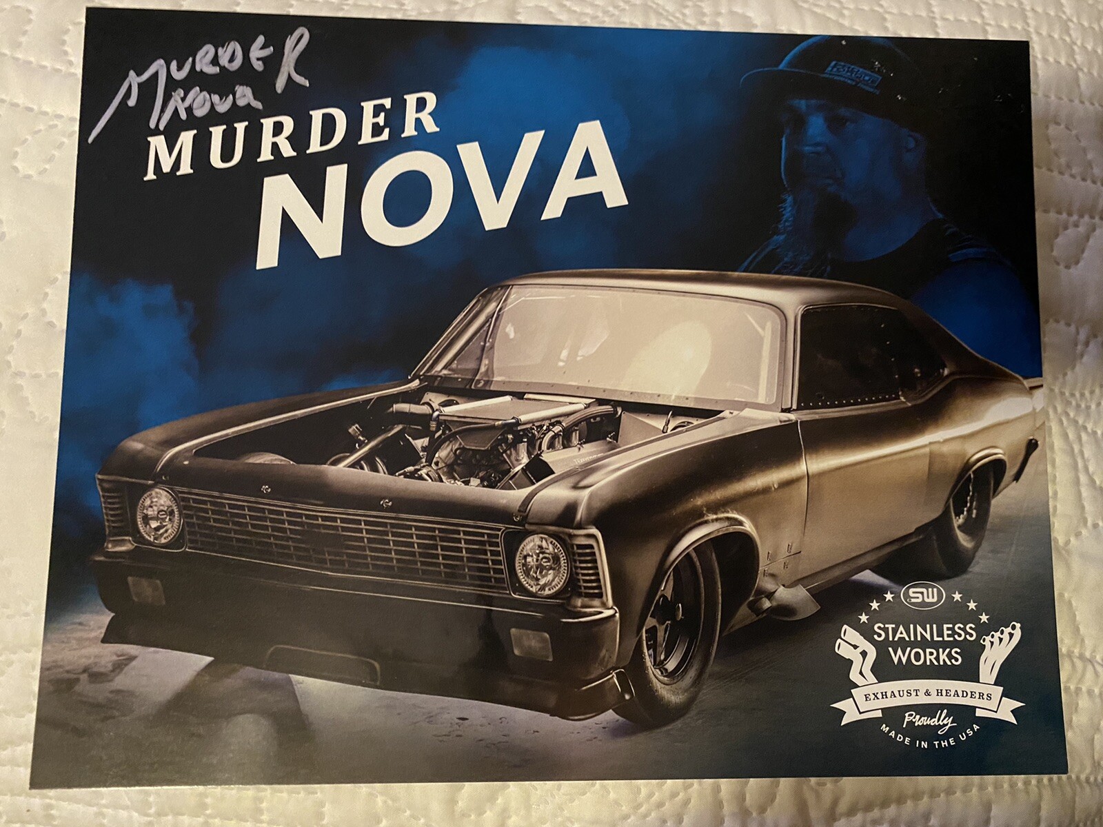 Shawn “Murder Nova” Ellington Signed Street Outlaws Promo Card 2021 PRI
