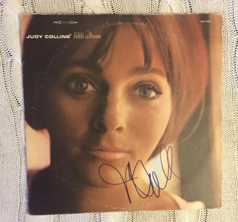 Judy Collins SIGNED Vinyl Record ALBUM Cover “Fifth Album”
