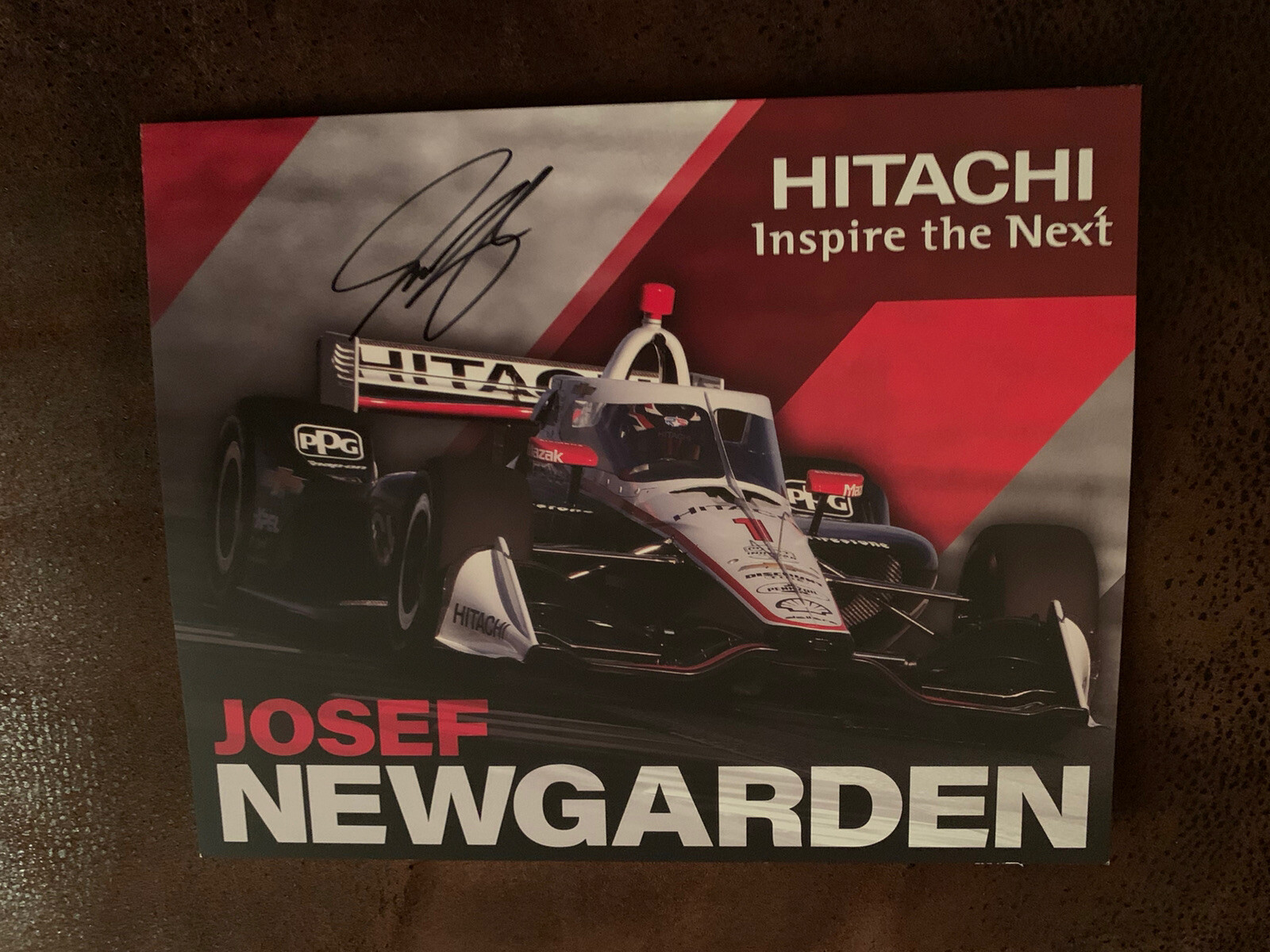 Josef Newgarden Indianapolis Indy 500 Signed Promo Card Autographed 2020 2021
