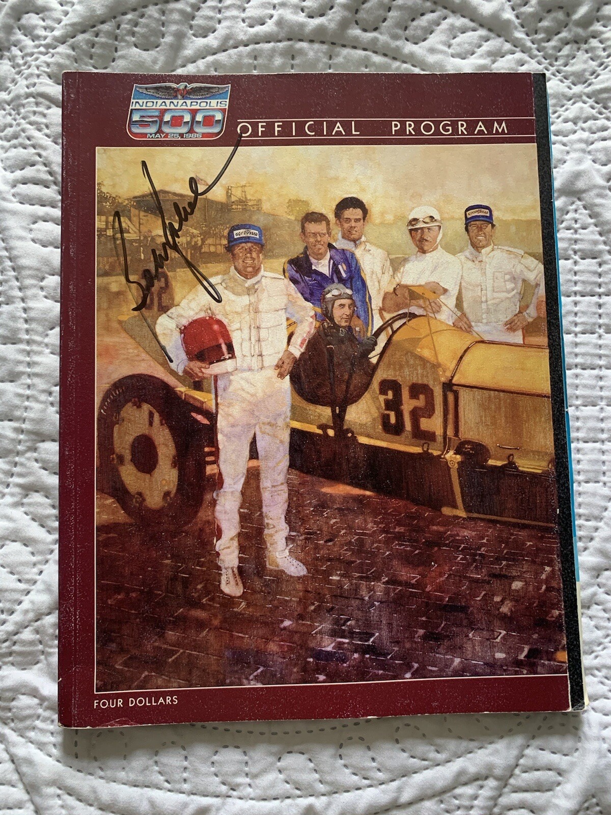 Bobby Rahal Indy 500 signed 1986 Indianapolis Program Autographed
