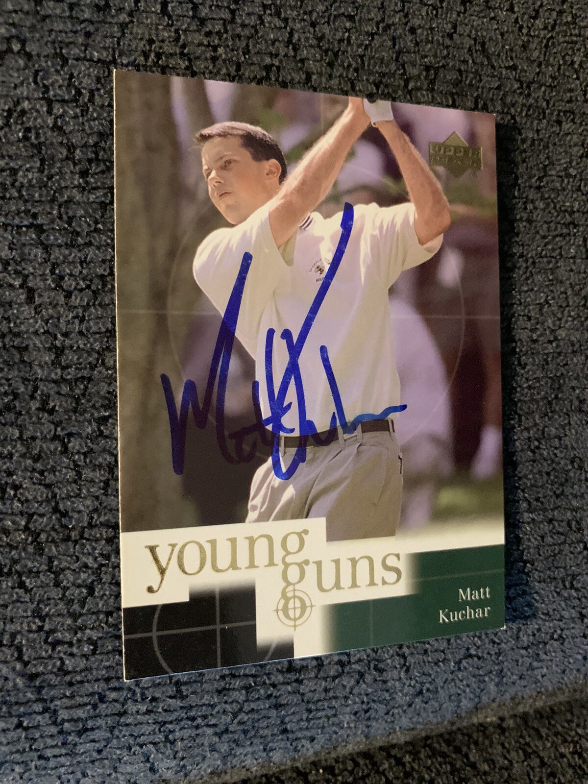 Matt Kuchar Signed Pga Tour Golf Card Rookie Autographed 2001
