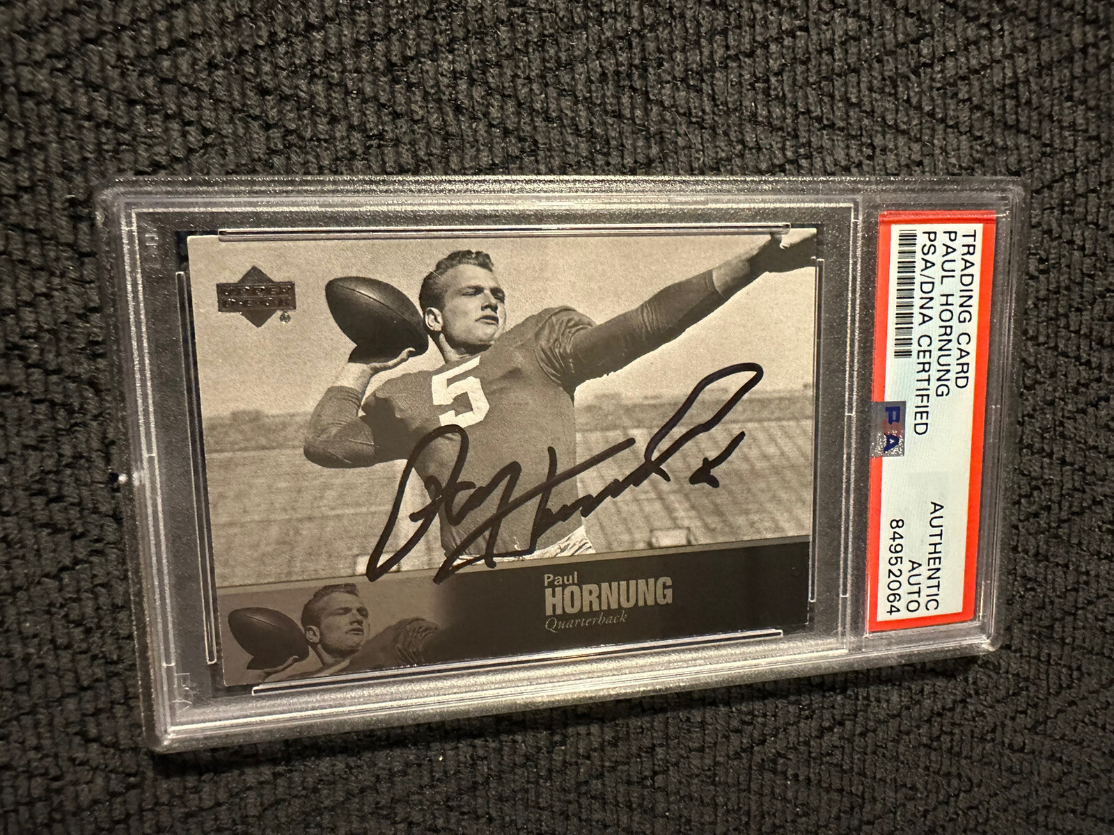 New ListingPaul Hornung Signed 2011 UD College Legends #19 Card PSA /DNA Slab COA

