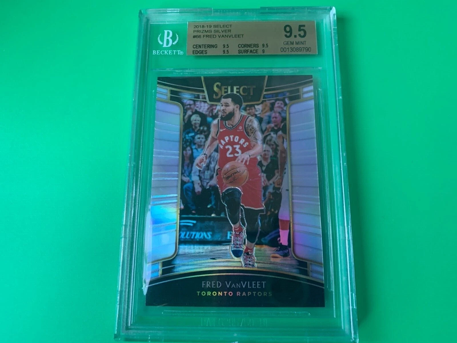 Fred VanVleet 2018-19 Select Prizms Silver Card BGS 9.5 GEM MINT Encapsulated
